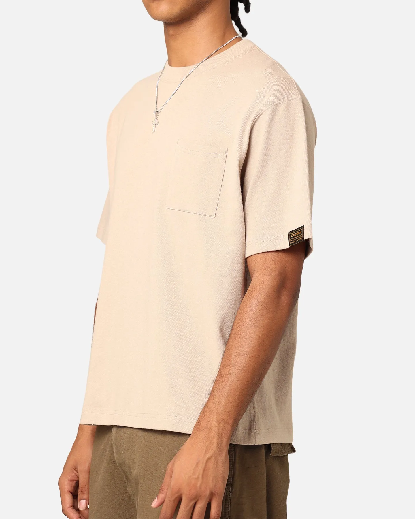 Champion Jersey Element T-Shirt Taupe sold by Culture Kings product image thumbnail 5