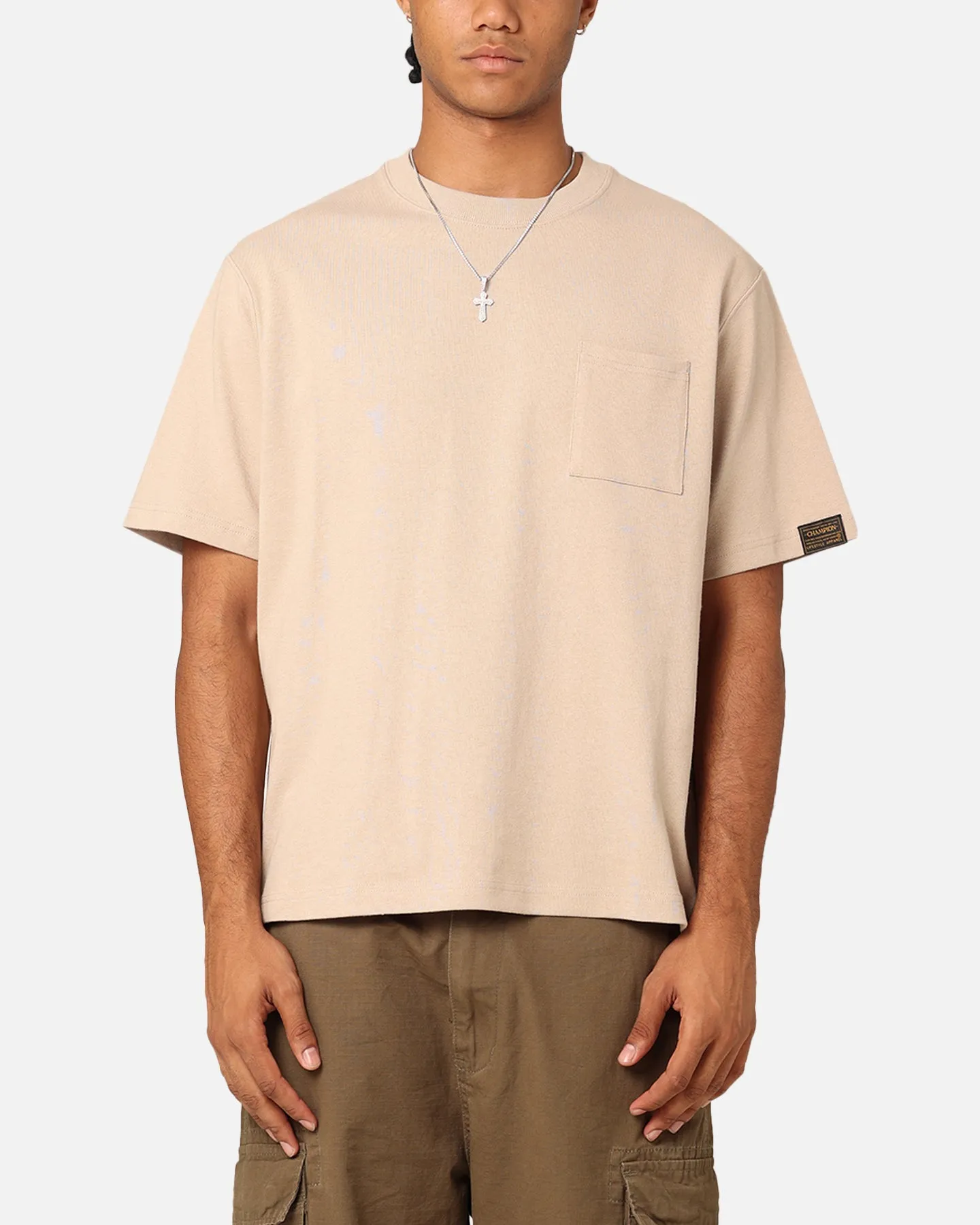 Champion Jersey Element T-Shirt Taupe sold by Culture Kings