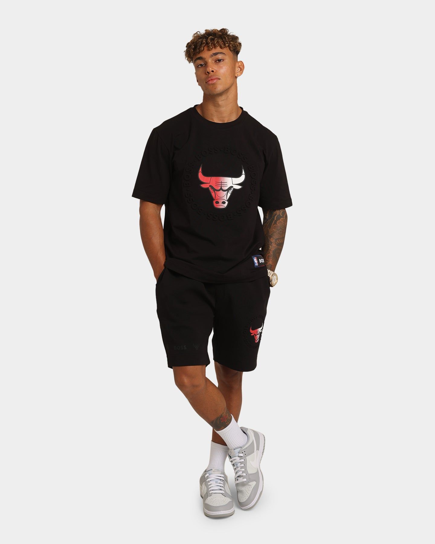 Hugo Boss Hugo Boss X NBA Basic Chicago Bulls Short Sleeve T-Shirt Black sold by Culture Kings product image thumbnail 2