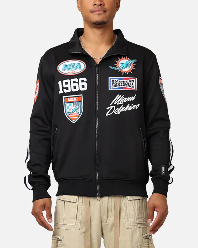 Pro Standard Miami Dolphins Fast Lane Track Jacket Black sold by Culture Kings