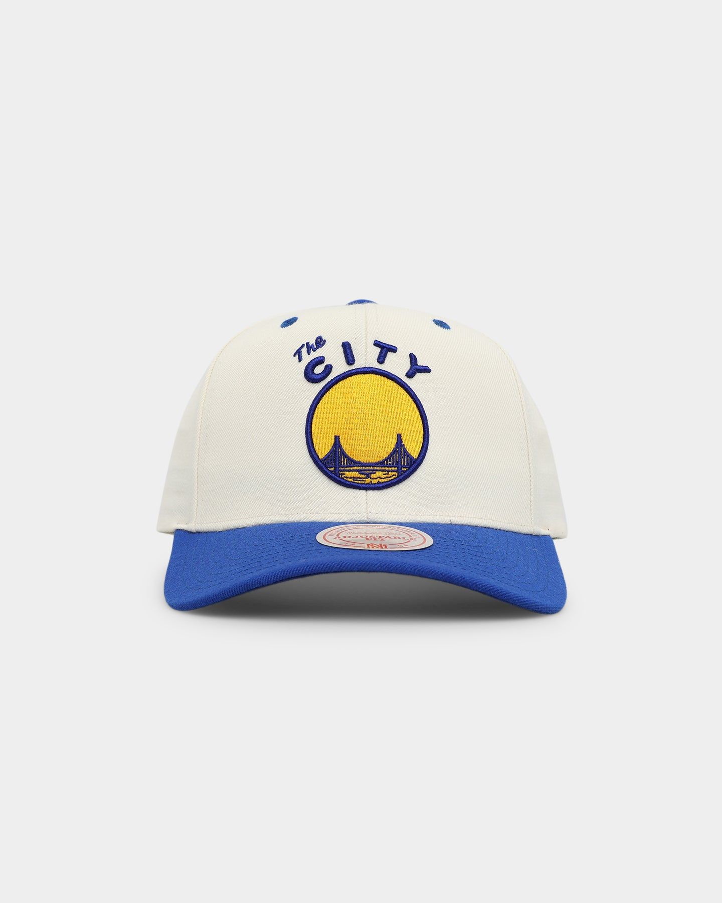 Mitchell & Ness Golden State Warriors Go Team Go OG Snapback Vintage Cream sold by Culture Kings