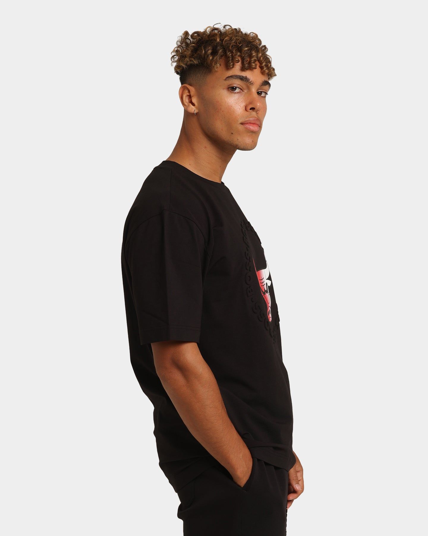 Hugo Boss Hugo Boss X NBA Basic Chicago Bulls Short Sleeve T-Shirt Black sold by Culture Kings product image thumbnail 5