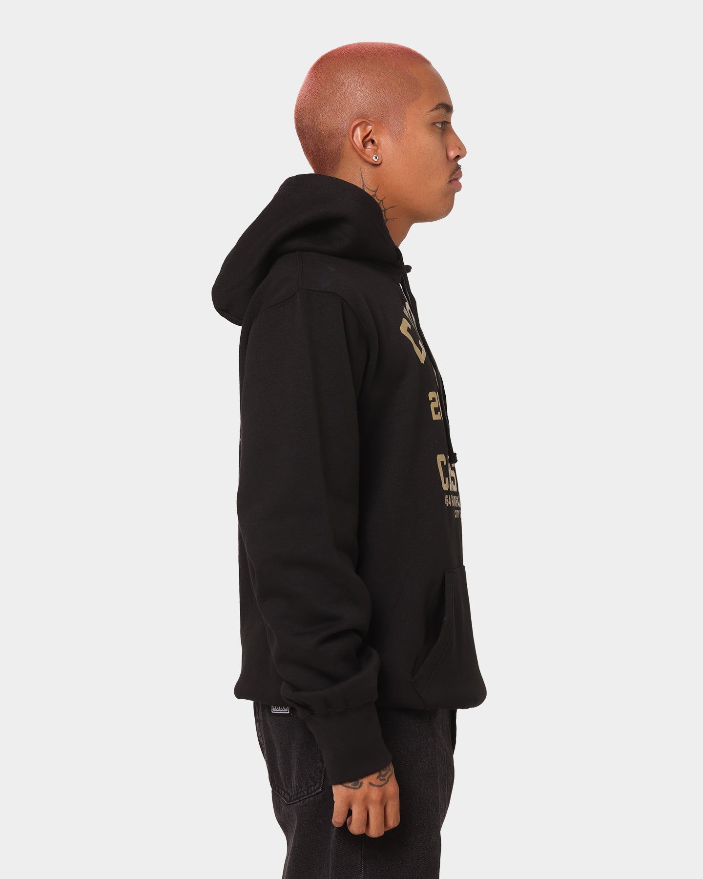 Crooks & Castles Fairfax Varsity Hoodie Hot Black/Gold sold by Culture Kings product image thumbnail 5