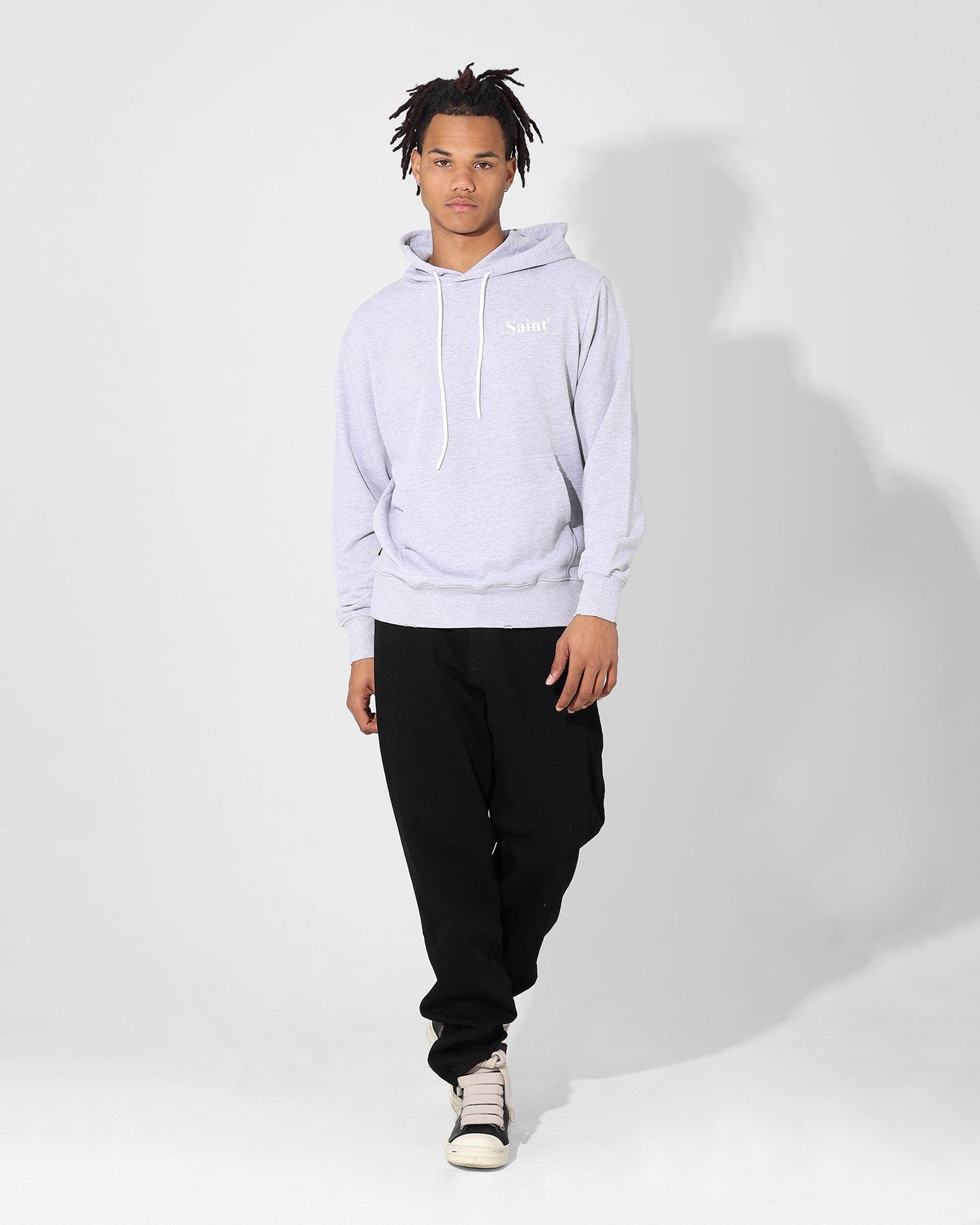 Saint Morta Classique Hoodie Grey Marle sold by Culture Kings product image thumbnail 2