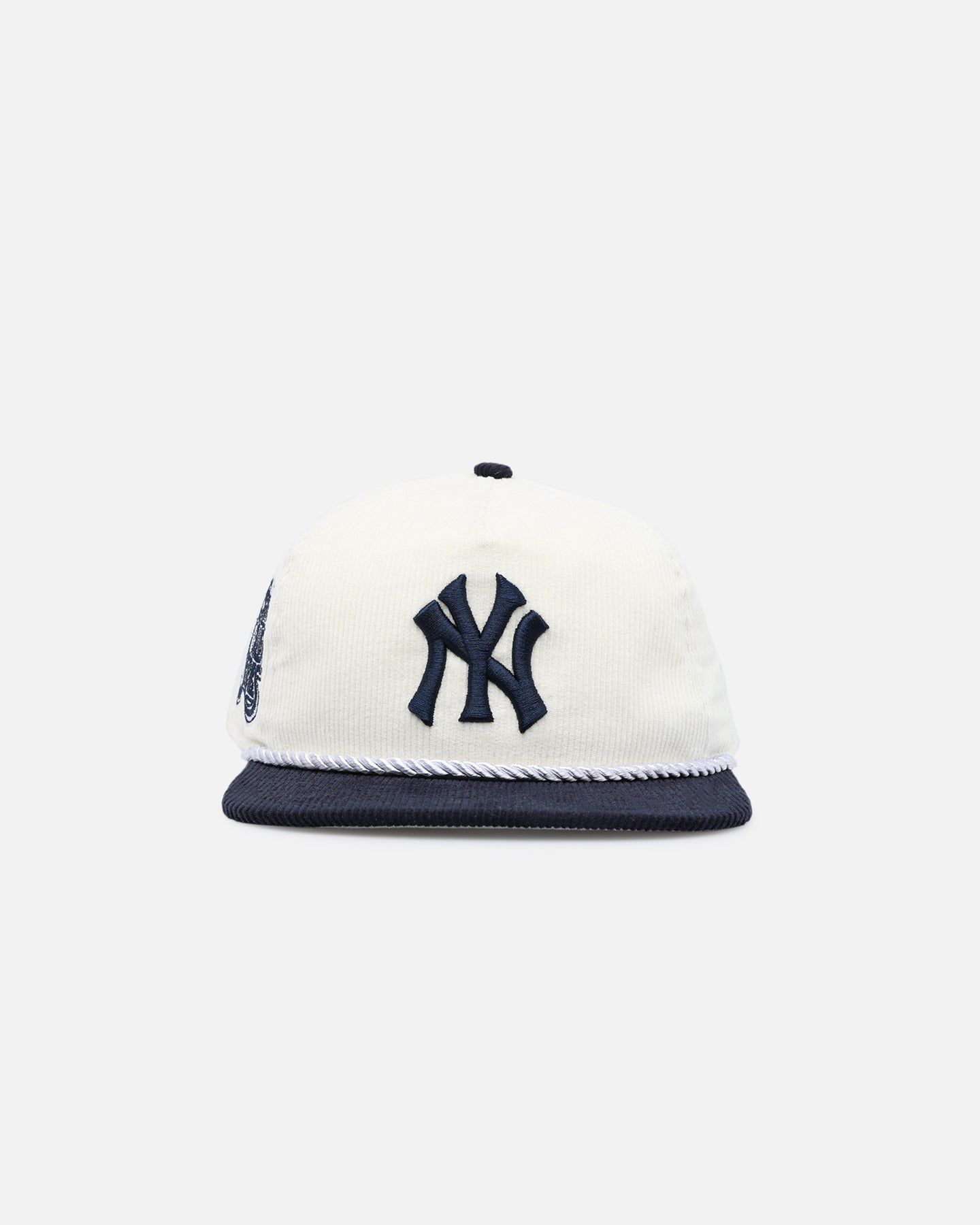 New Era New York Yankees '2-Tone Corduroy' Golfer Snapback Chrome/Navy sold by Culture Kings