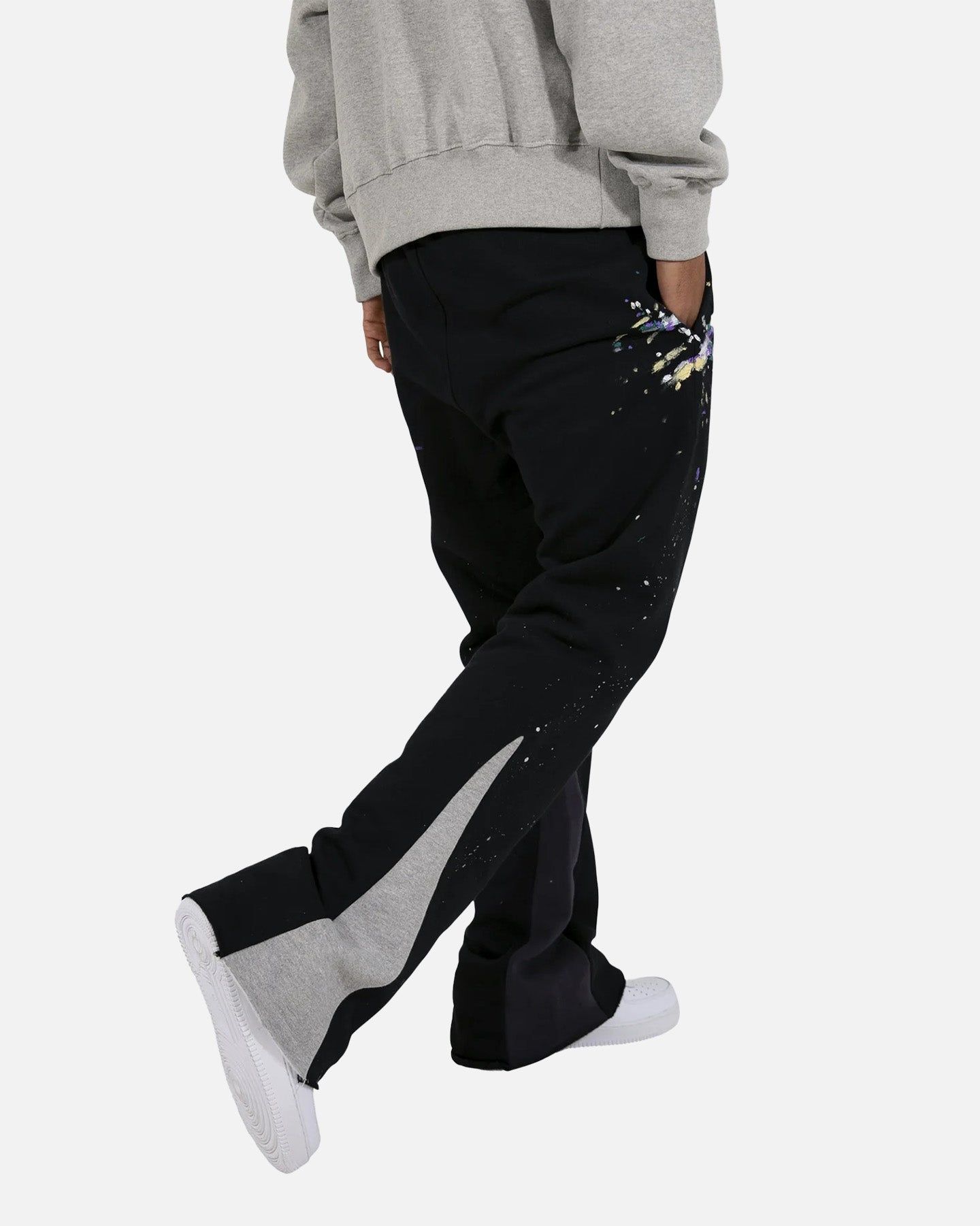 MNML Contrast Bootcut Sweat Pants Black sold by Culture Kings