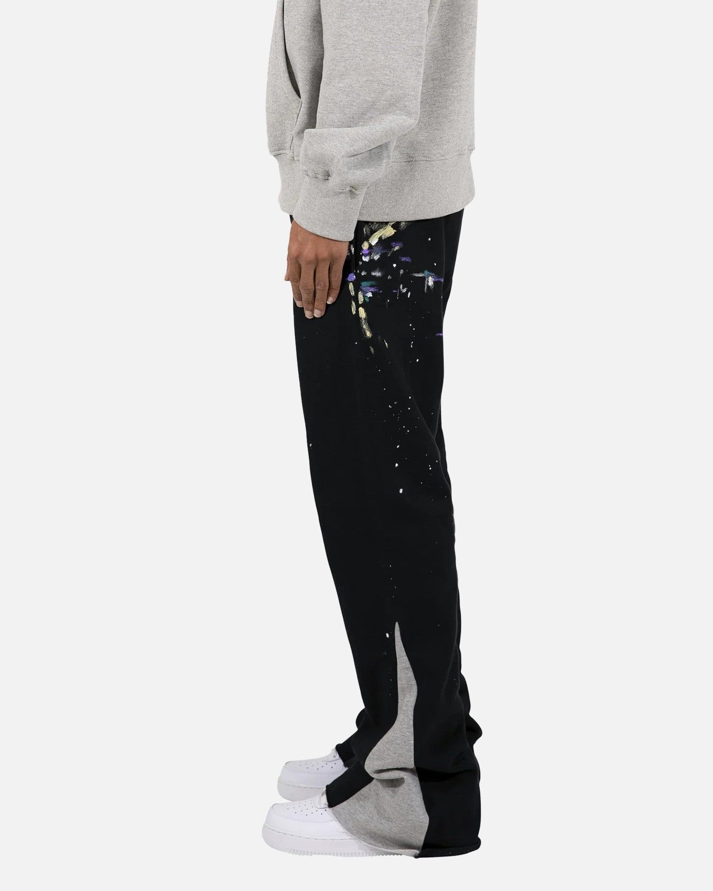 MNML Contrast Bootcut Sweat Pants Black sold by Culture Kings product image thumbnail 3