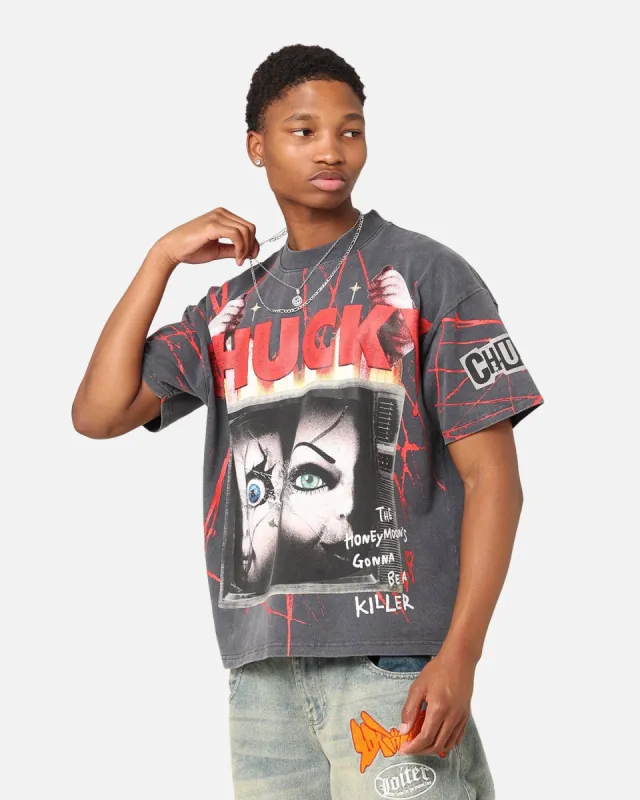 American Thrift X Chucky Colossal T-Shirt Black Wash sold by Culture Kings