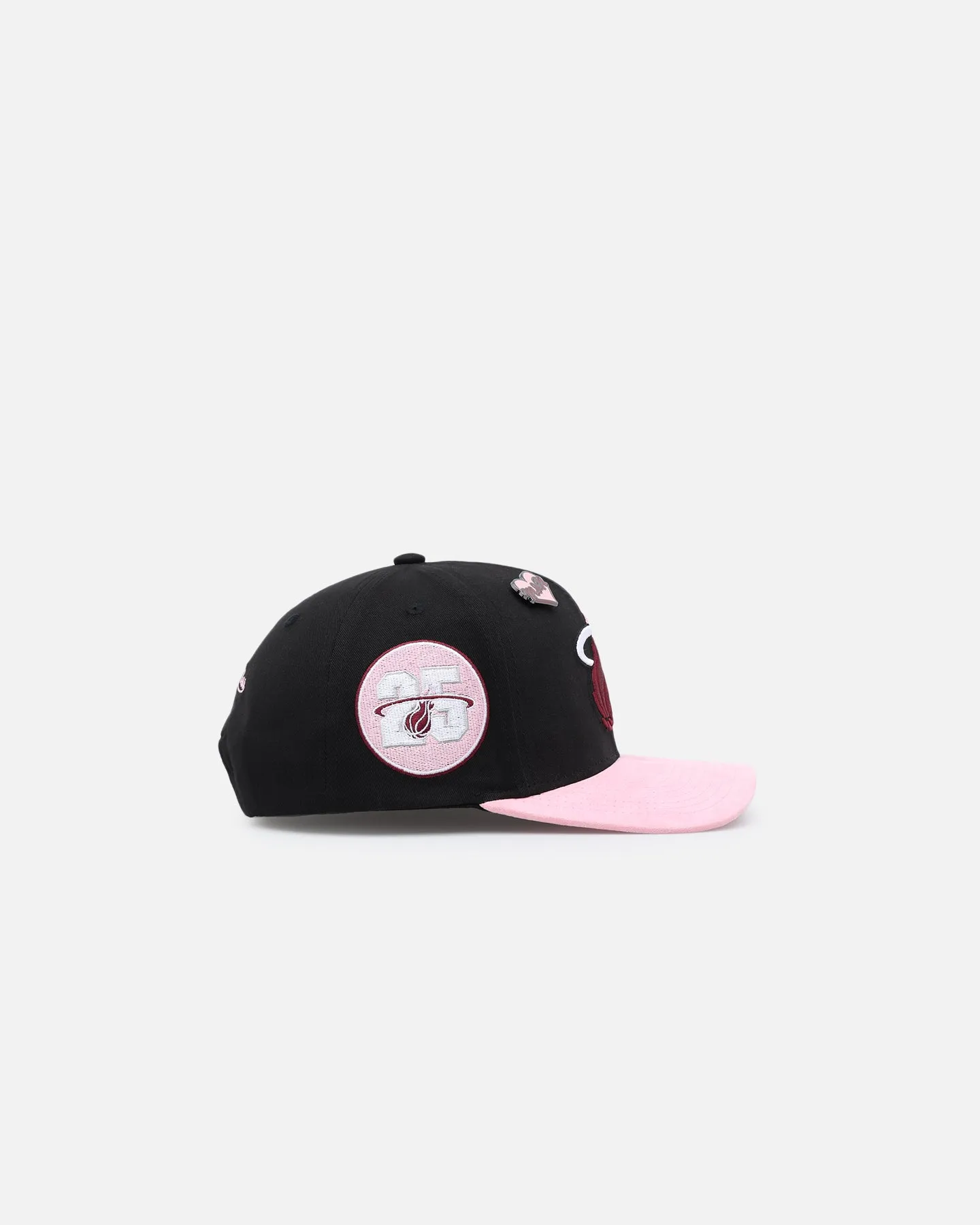 Mitchell & Ness Miami Heat 'Love & Devotion' Snapback Black/Pink sold by Culture Kings product image thumbnail 4