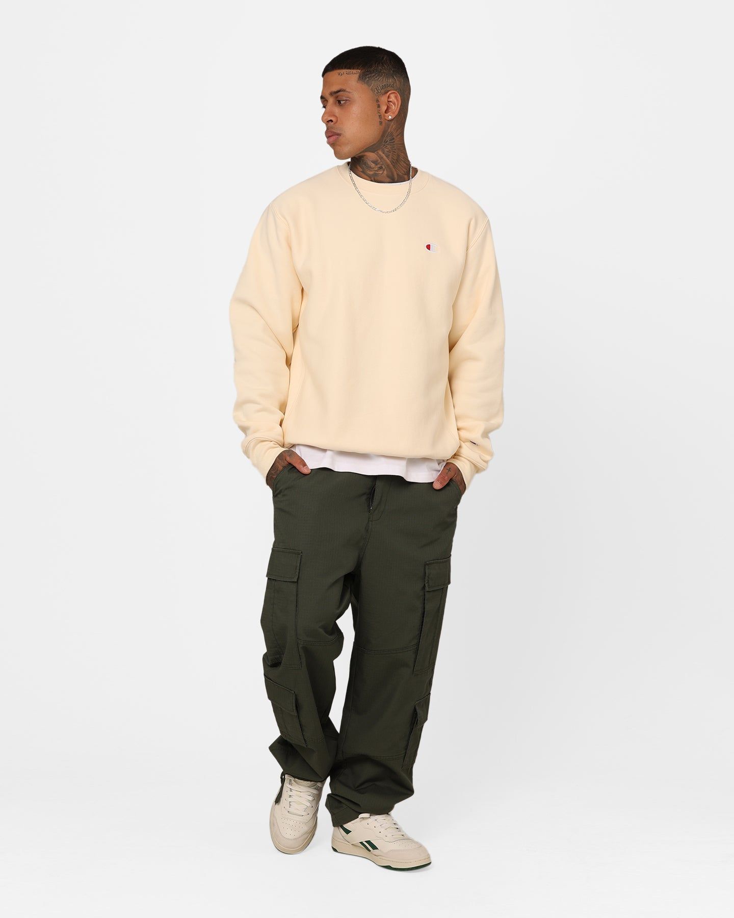 Champion Reverse Weave Small C Crewneck Levitating sold by Culture Kings product image thumbnail 2
