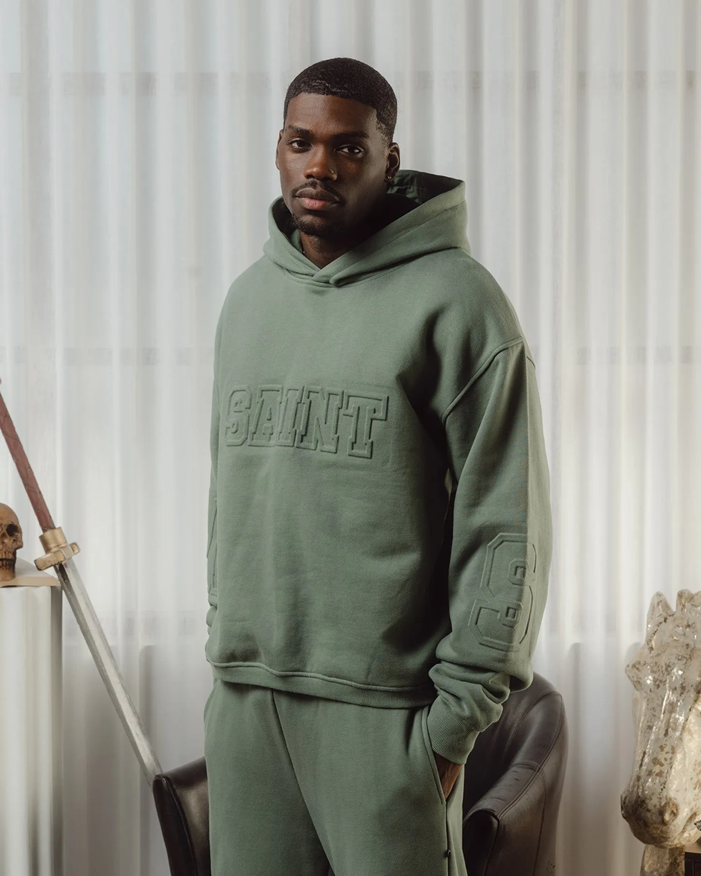 Saint Morta Unity Hoodie Moss Green sold by Culture Kings product image thumbnail 3