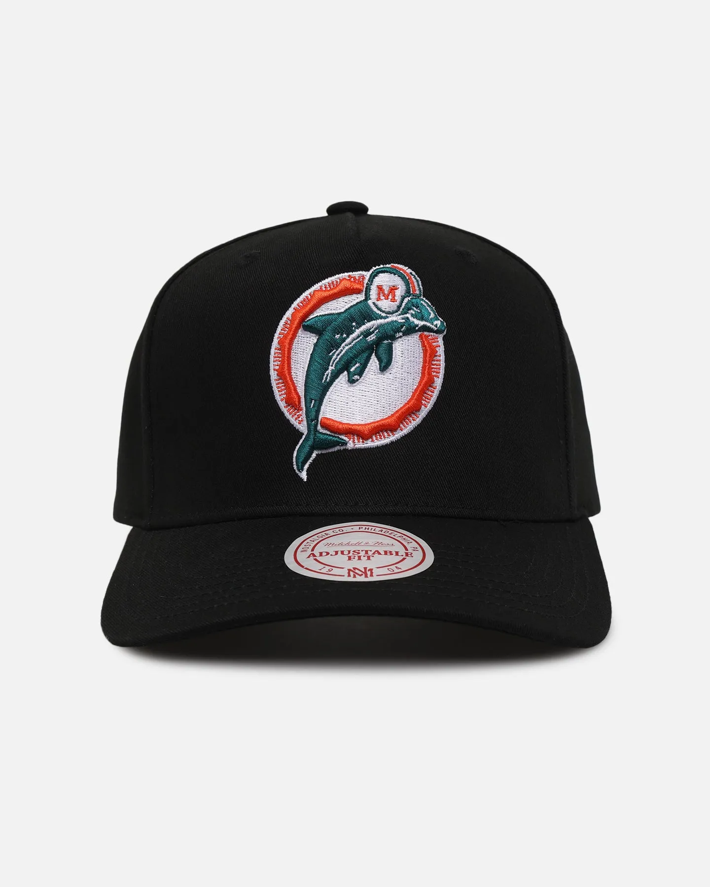 Mitchell & Ness Miami Dolphins Team Colour Logo MVP Snapback Black sold by Culture Kings