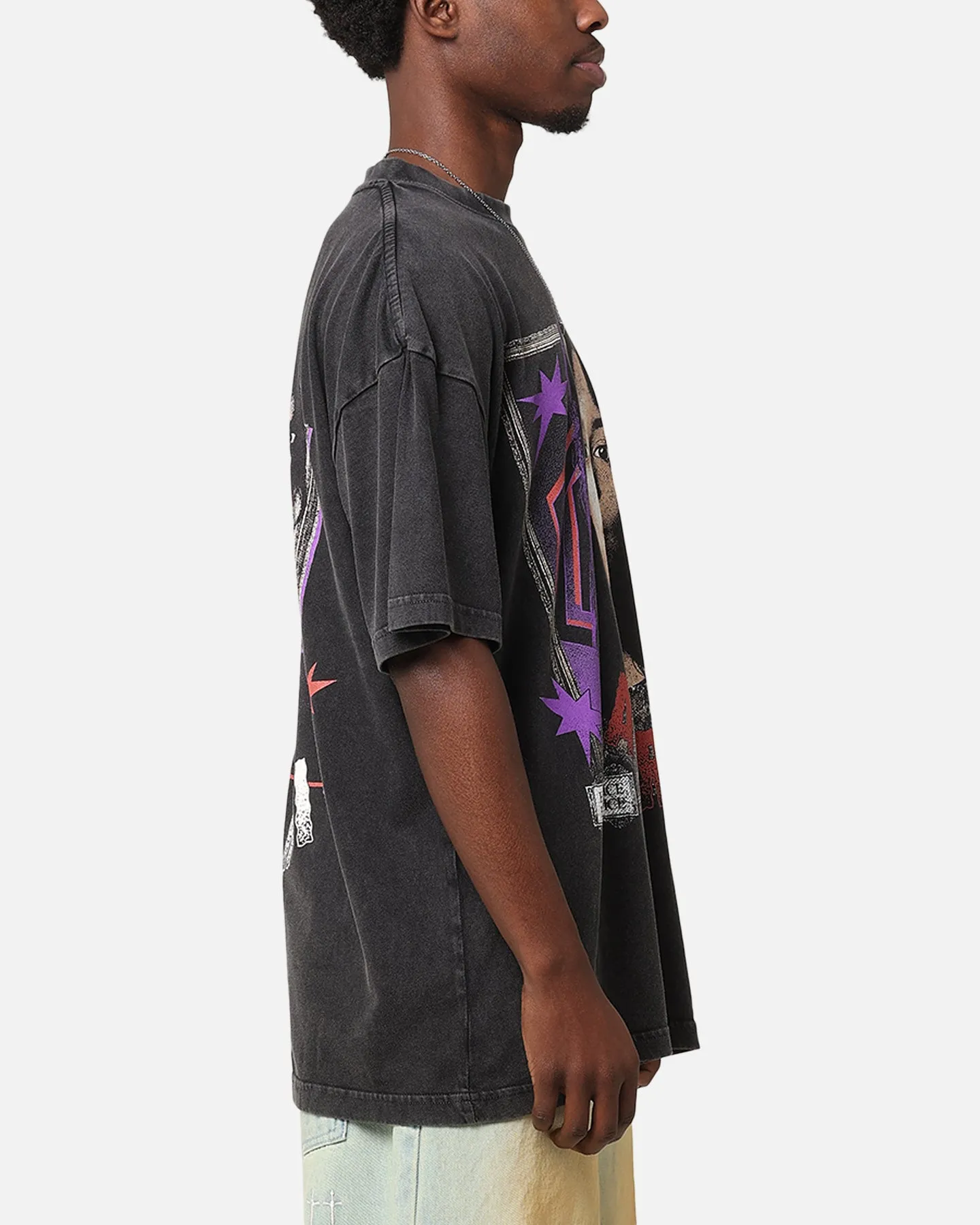 Goat Crew X Beetlejuice Astrid Vintage T-Shirt Black Acidwash sold by Culture Kings product image thumbnail 4