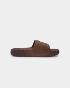 Adidas Adilette 22 Preloved Brown/Shadow Brown/Core Black sold by Culture Kings
