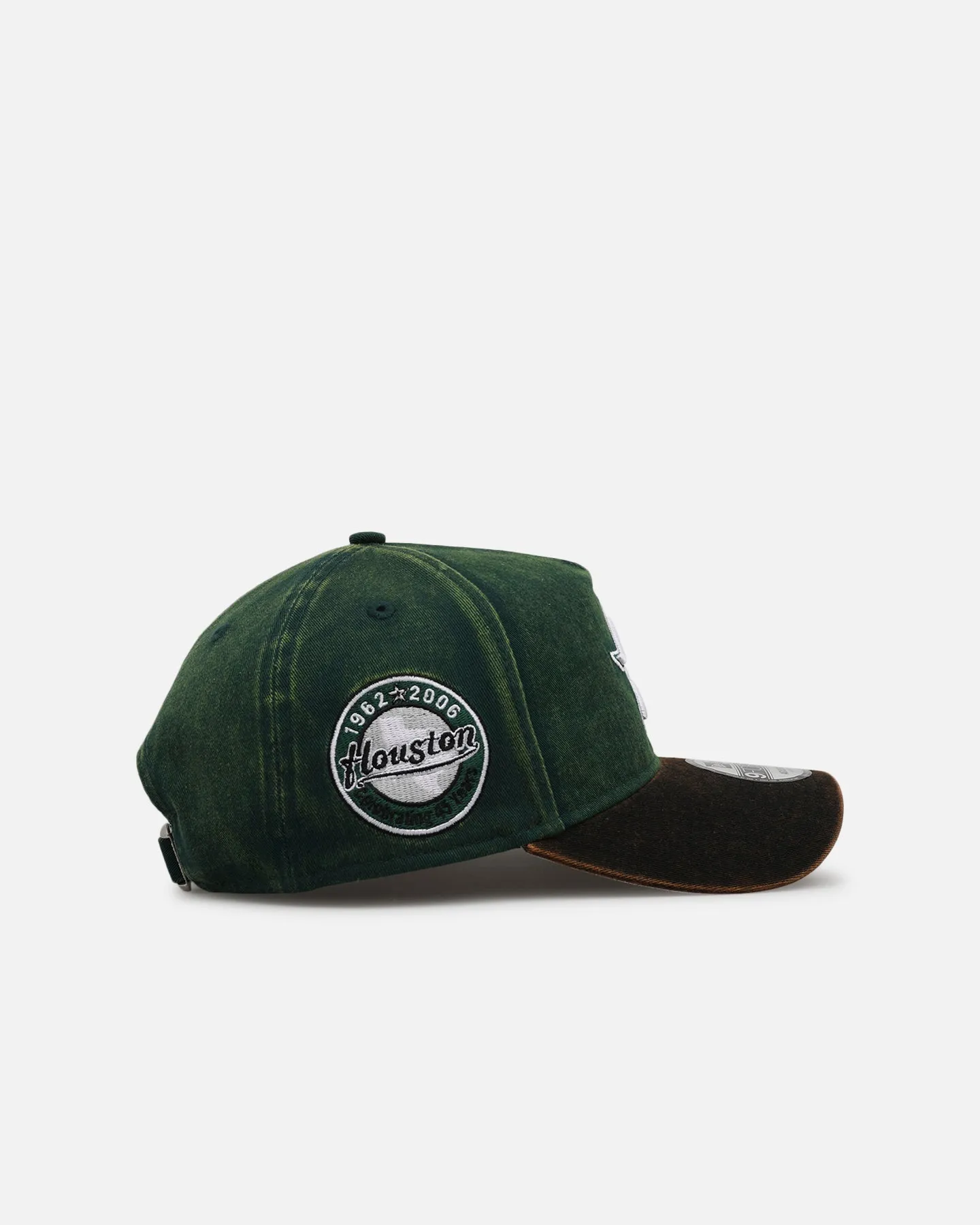New Era Houston Astros 'Washed Green' 9FORTY A-Frame Strapback Green/Black sold by Culture Kings product image thumbnail 3