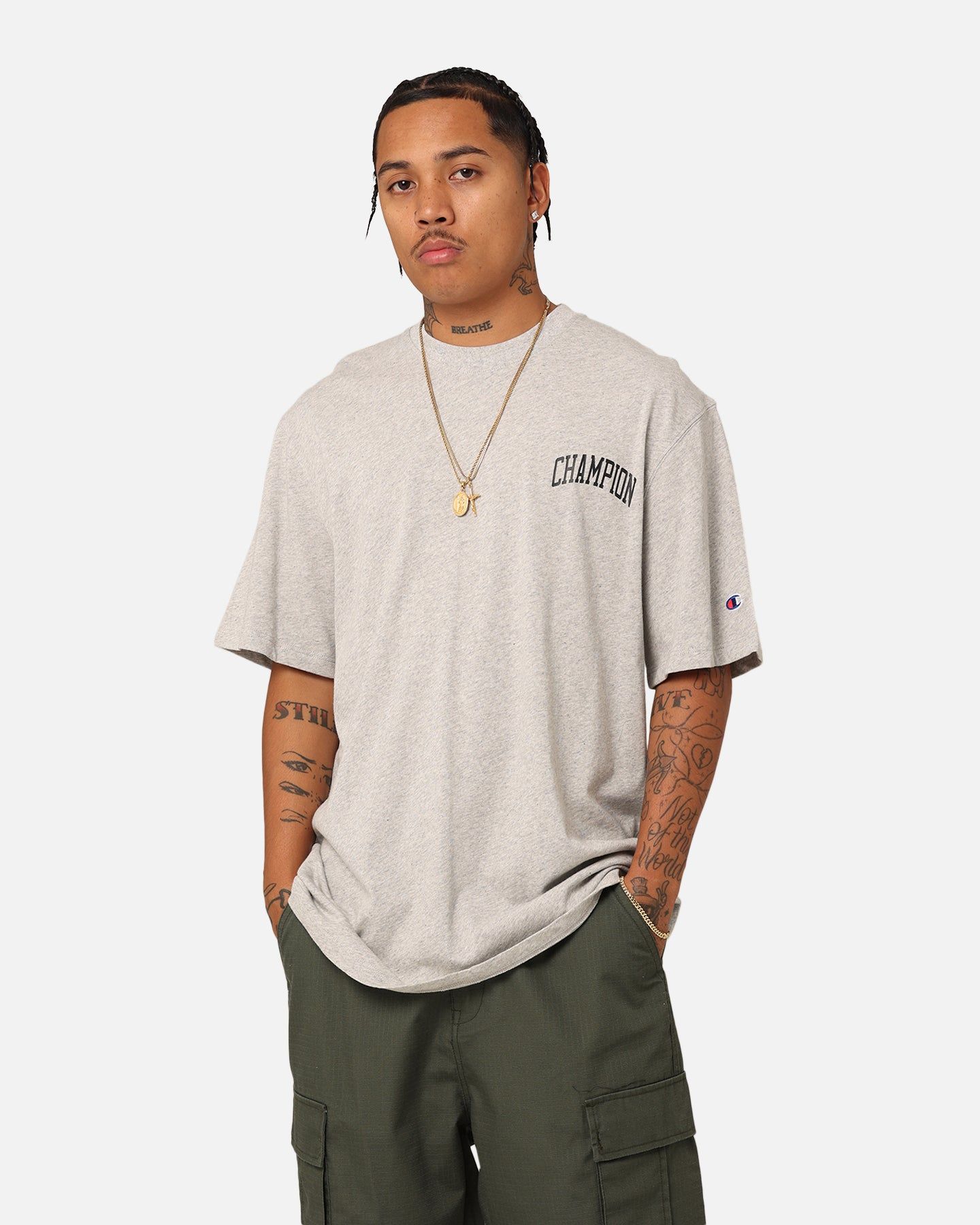 Champion Small Graphic T-Shirt Black sold by Culture Kings