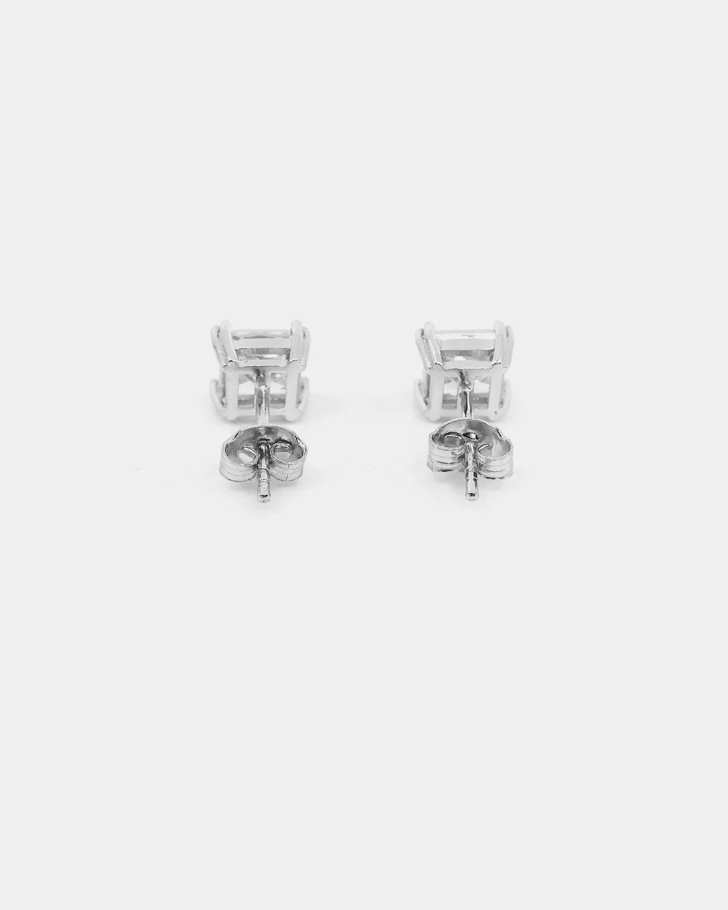 Saint Morta Square Cut Earrings White Gold sold by Culture Kings product image thumbnail 4