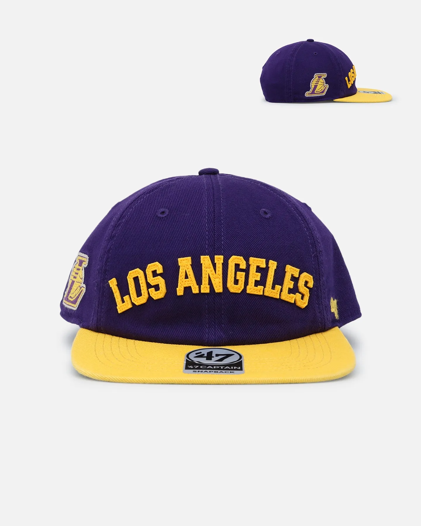 47 Brand Los Angeles Lakers 'Legacy 47 Captain RL' Club Legacy '47 Captain Snapback Purple sold by Culture Kings