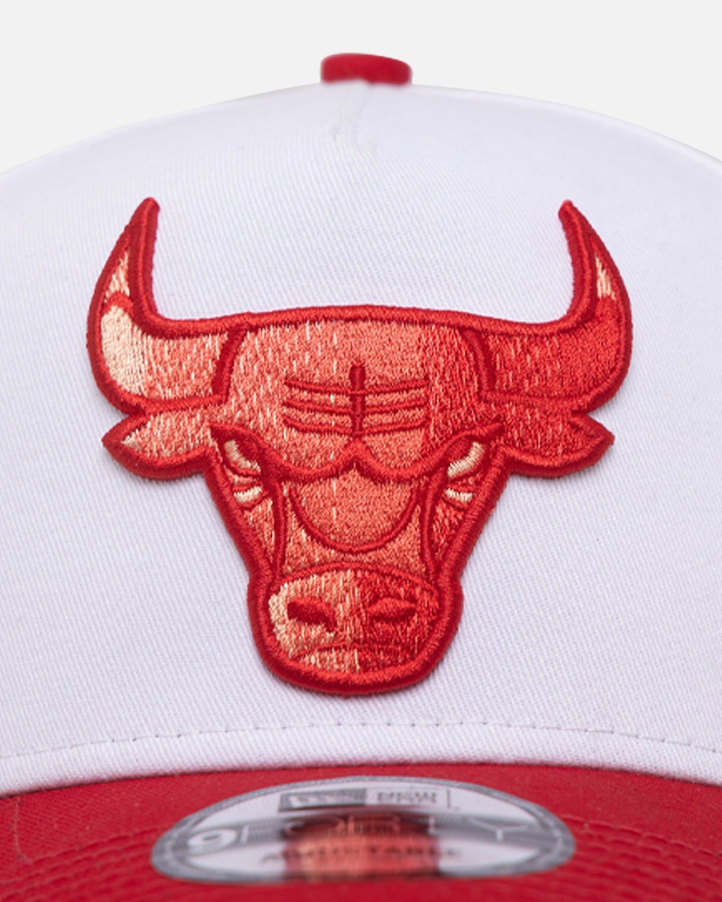New Era Chicago Bulls 'Satin Blaze' 9FORTY A-Frame Snapback White/Scarlet sold by Culture Kings product image thumbnail 5