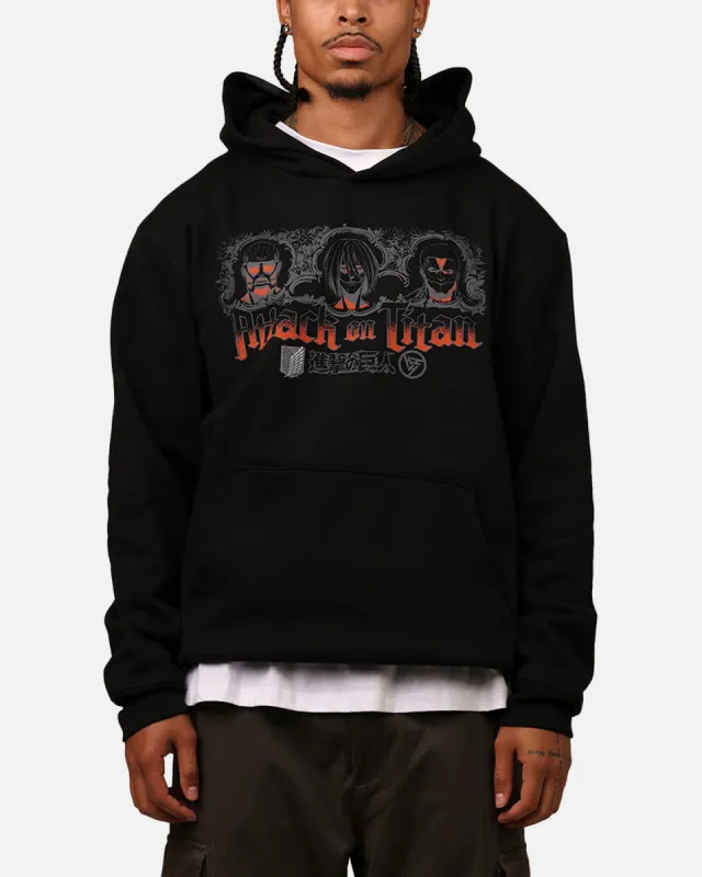 Hypland X Attack On Titan Trio Hoodie Black made by Culture Kings