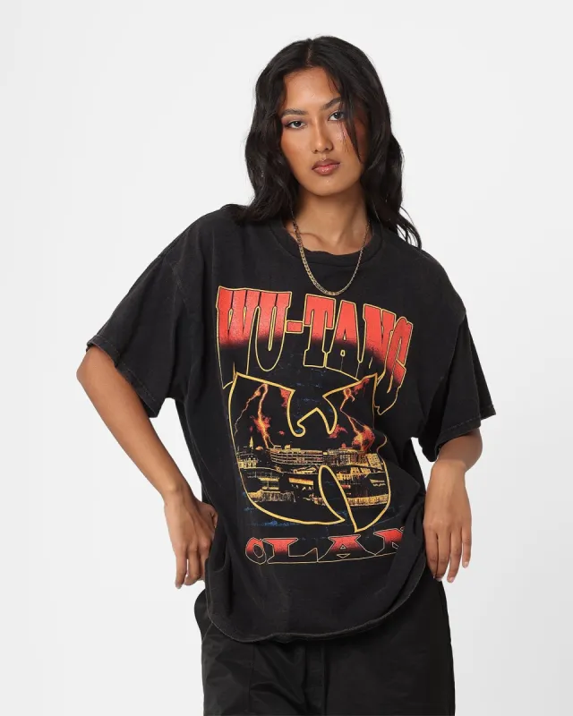Wu Tang Brand Limited Lightning T-Shirt Black Wash made by Culture Kings