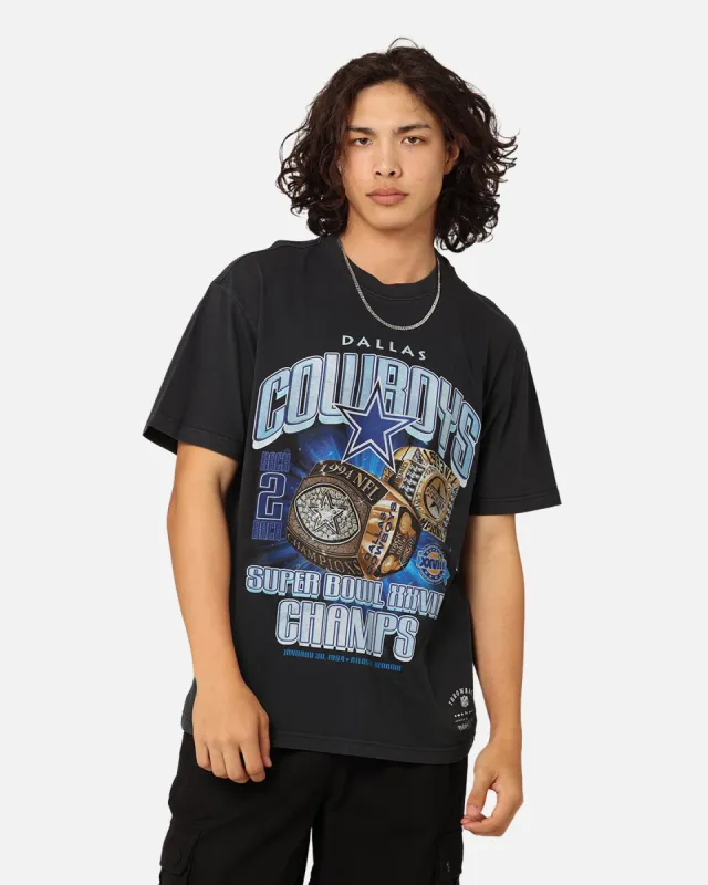 Mitchell & Ness Dallas Cowboys '93-94 Super Bowl Champs T-Shirt Faded Black sold by Culture Kings