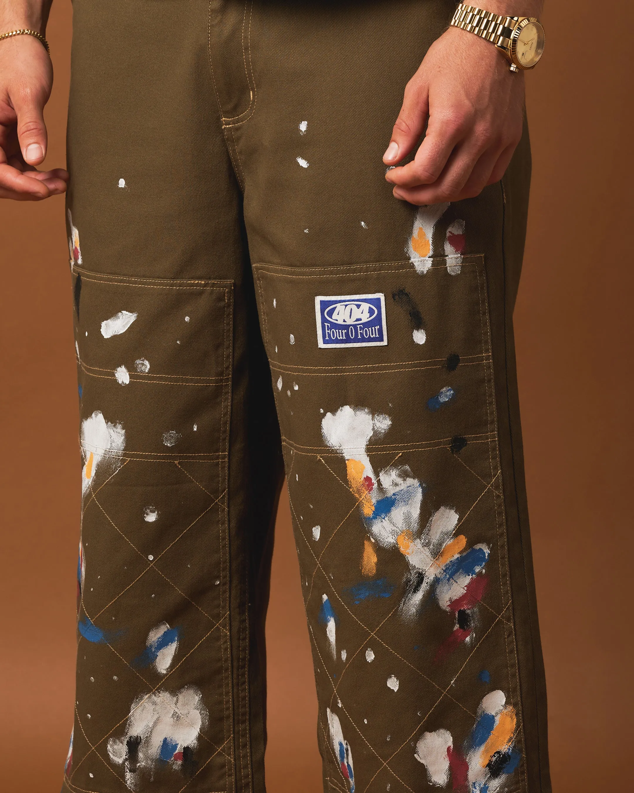 404 Painter Double Knee Pants Khaki sold by Culture Kings product image thumbnail 4