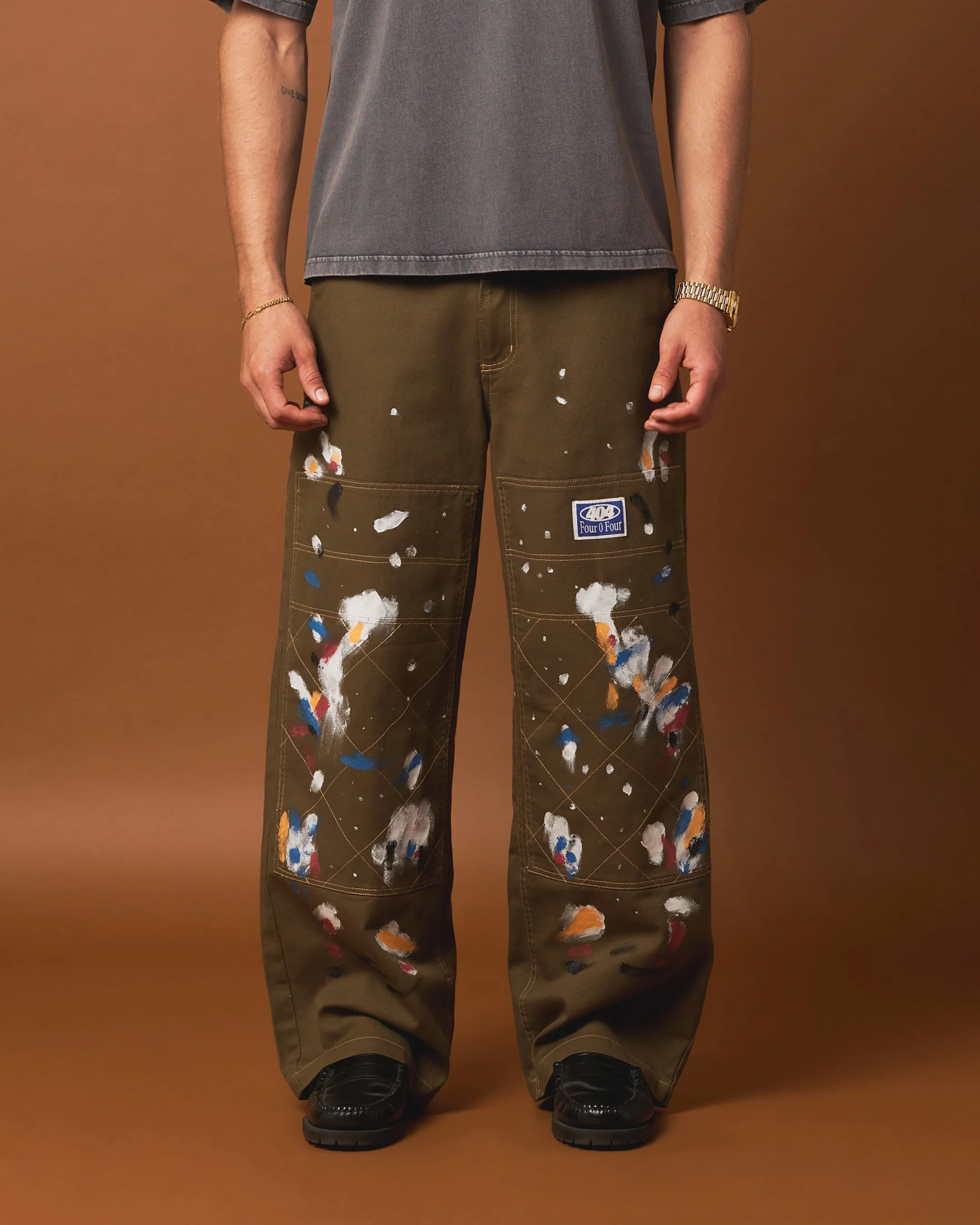 404 Painter Double Knee Pants Khaki sold by Culture Kings