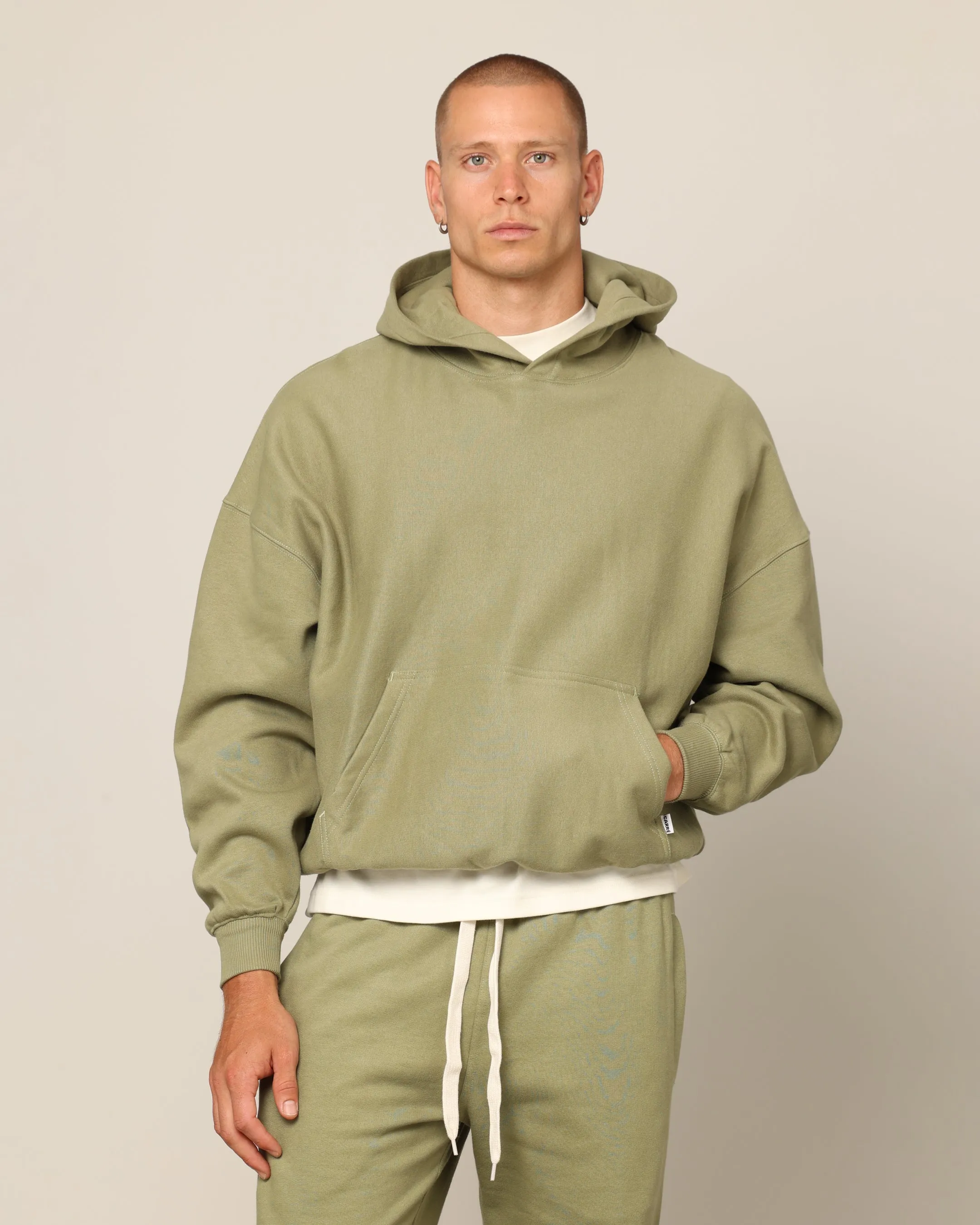 Carré Blanc Oversized Hoodie Military sold by Culture Kings