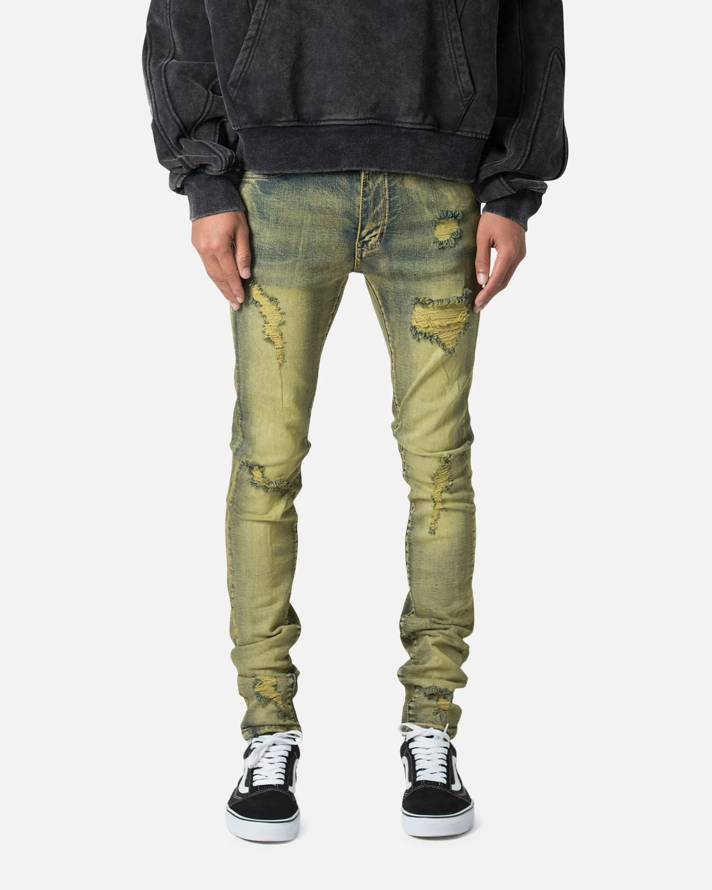 MNML X609 Algae Skinny Denim Jeans Green sold by Culture Kings