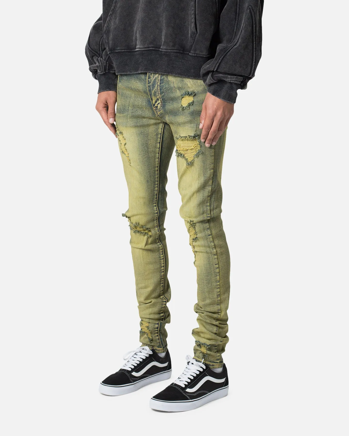 MNML X609 Algae Skinny Denim Jeans Green sold by Culture Kings product image thumbnail 2
