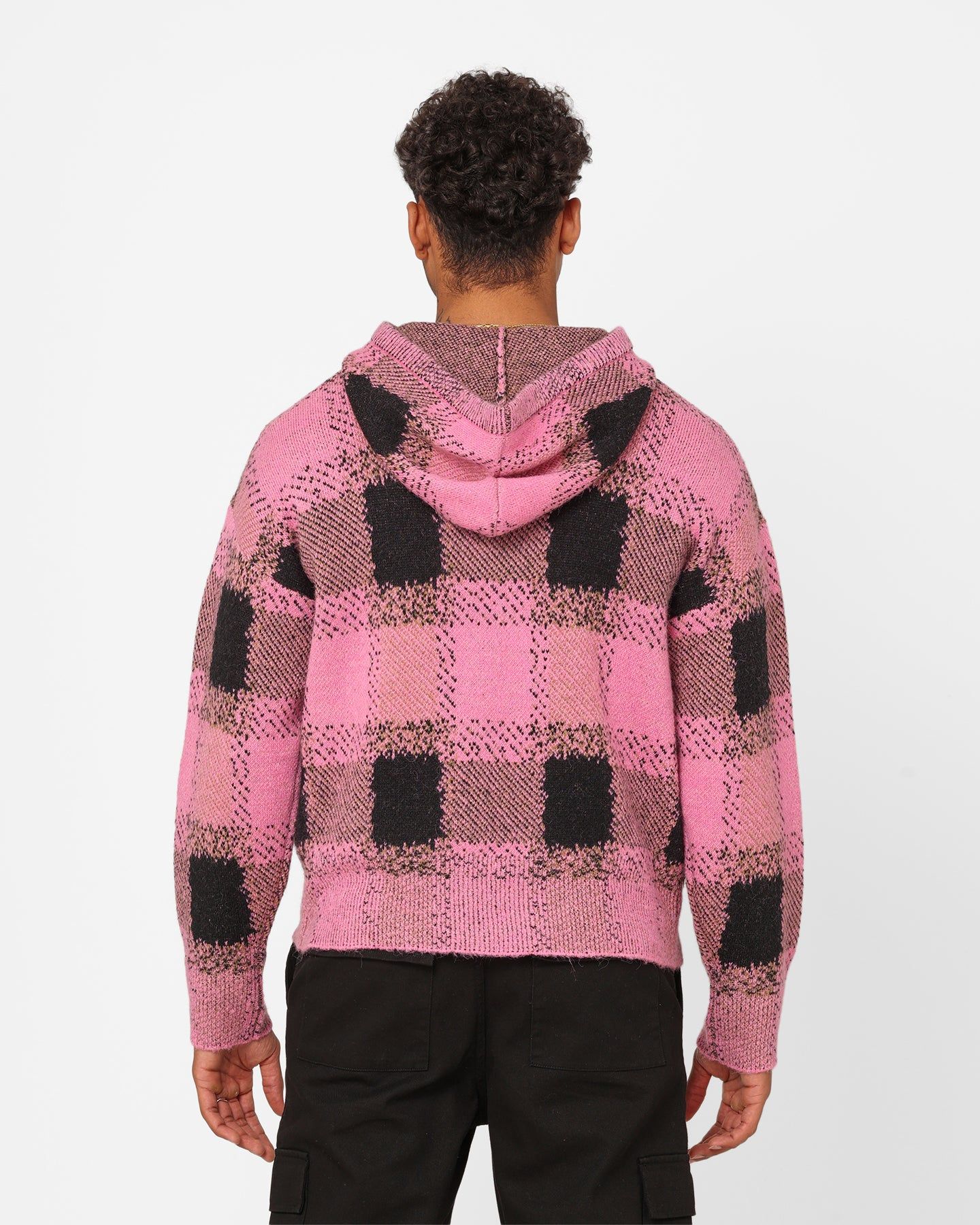 XXIII Dalas Plaid Hoodie Pink/Black sold by Culture Kings product image thumbnail 4