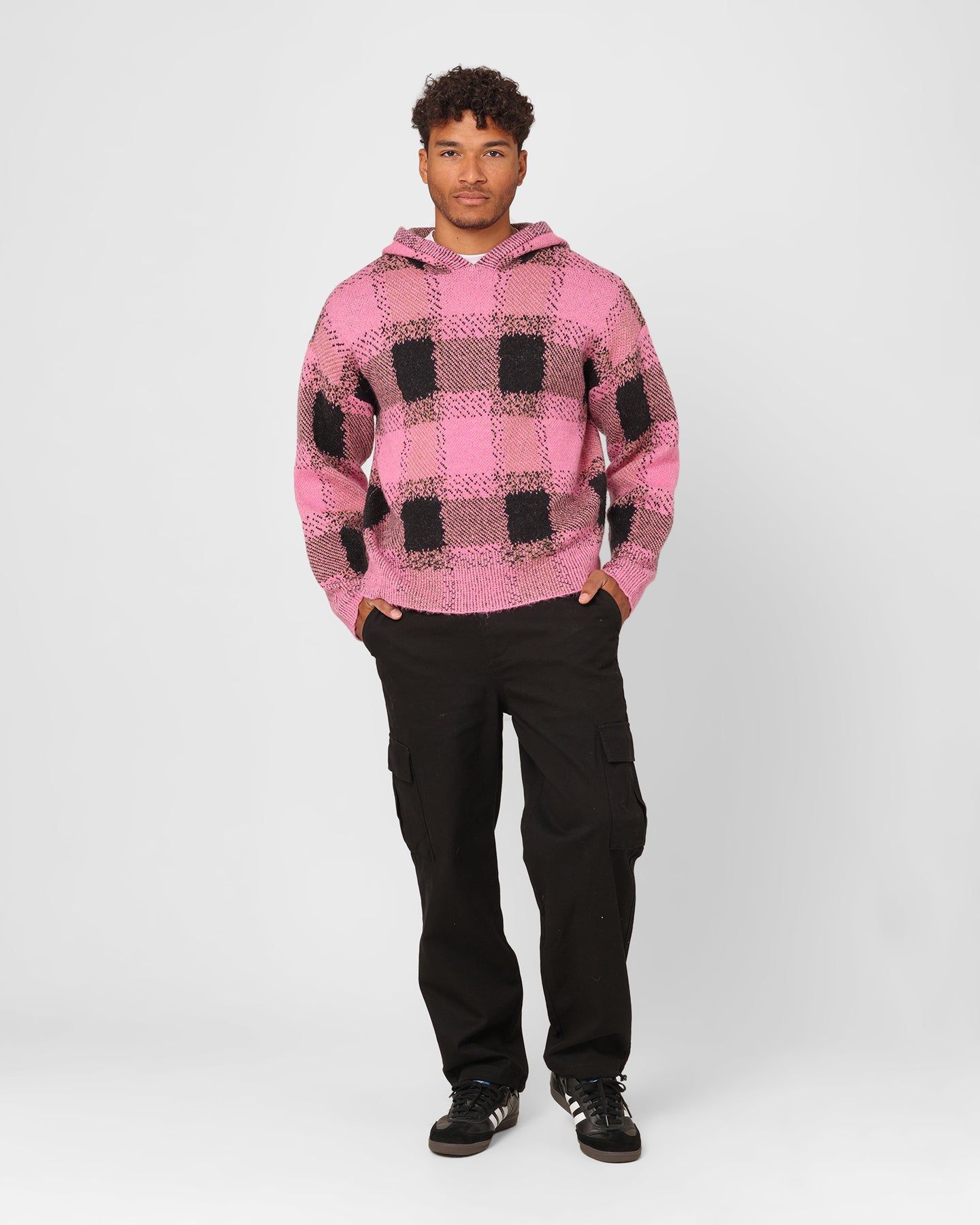 XXIII Dalas Plaid Hoodie Pink/Black sold by Culture Kings product image thumbnail 2