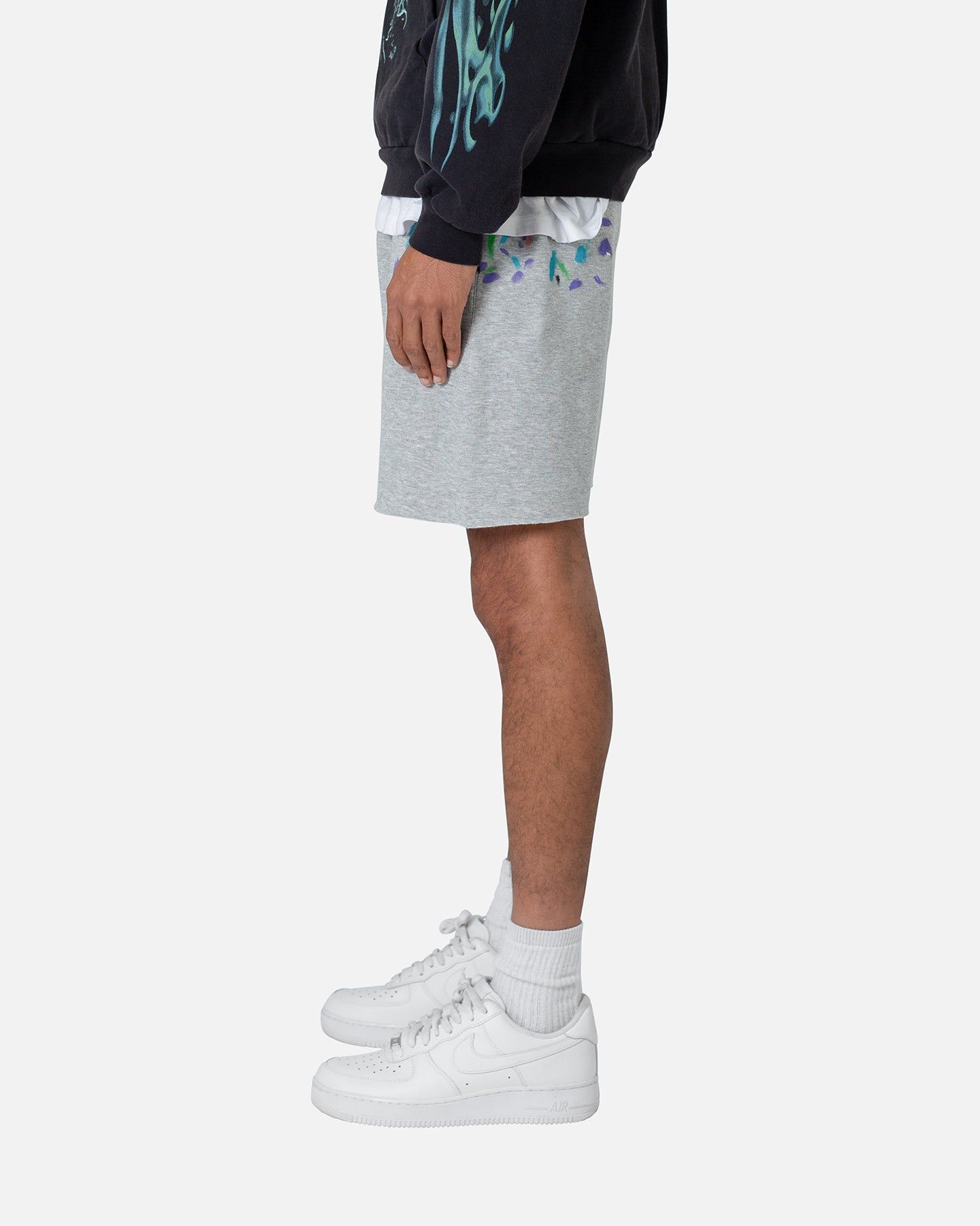 MNML Contrast Paneled Sweatshorts Grey sold by Culture Kings product image thumbnail 3