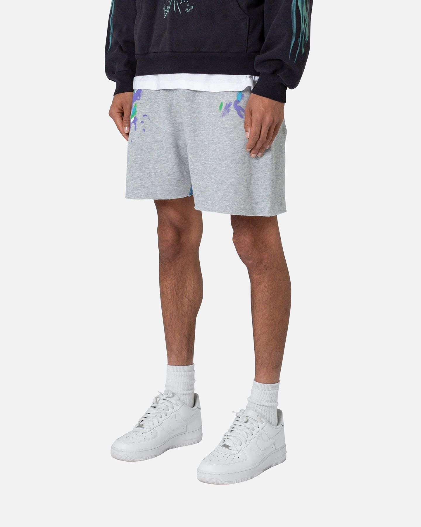 MNML Contrast Paneled Sweatshorts Grey sold by Culture Kings product image thumbnail 2