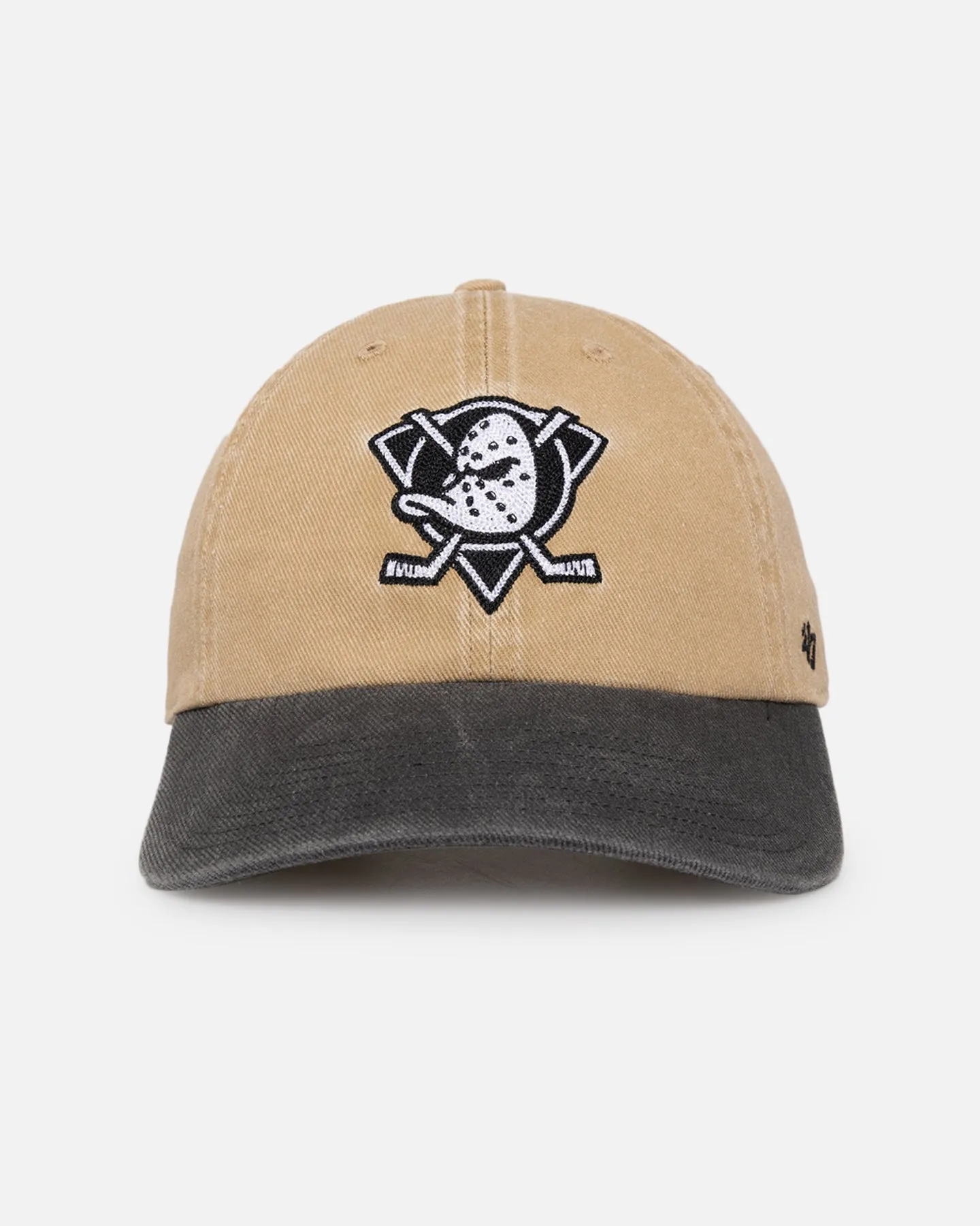 47 Brand Anaheim Ducks 'Apollo Chain' 47 Clean Up Strapback Khaki sold by Culture Kings