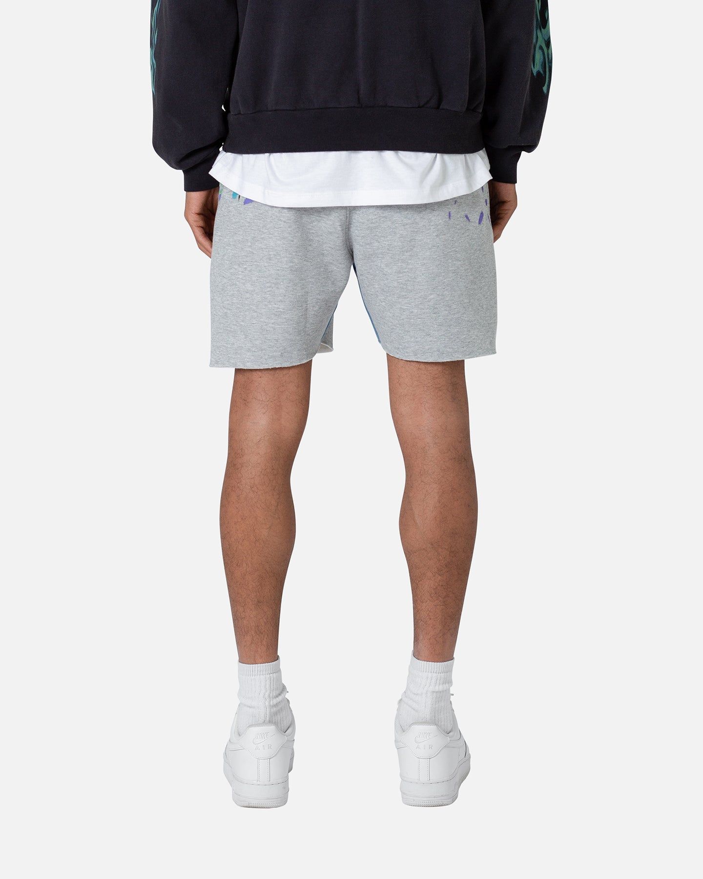 MNML Contrast Paneled Sweatshorts Grey sold by Culture Kings product image thumbnail 4