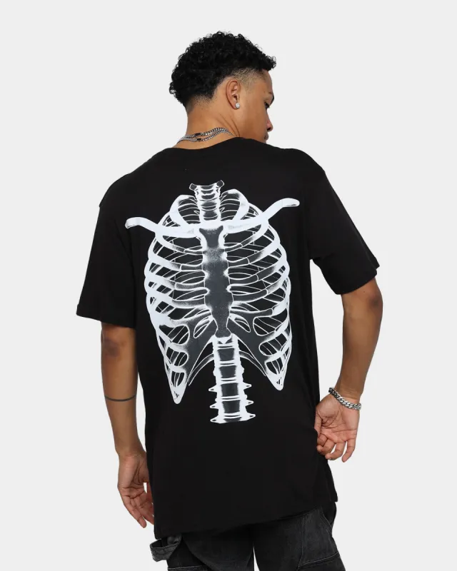 Father Forgive Me Skeleton T-Shirt Black made by Culture Kings