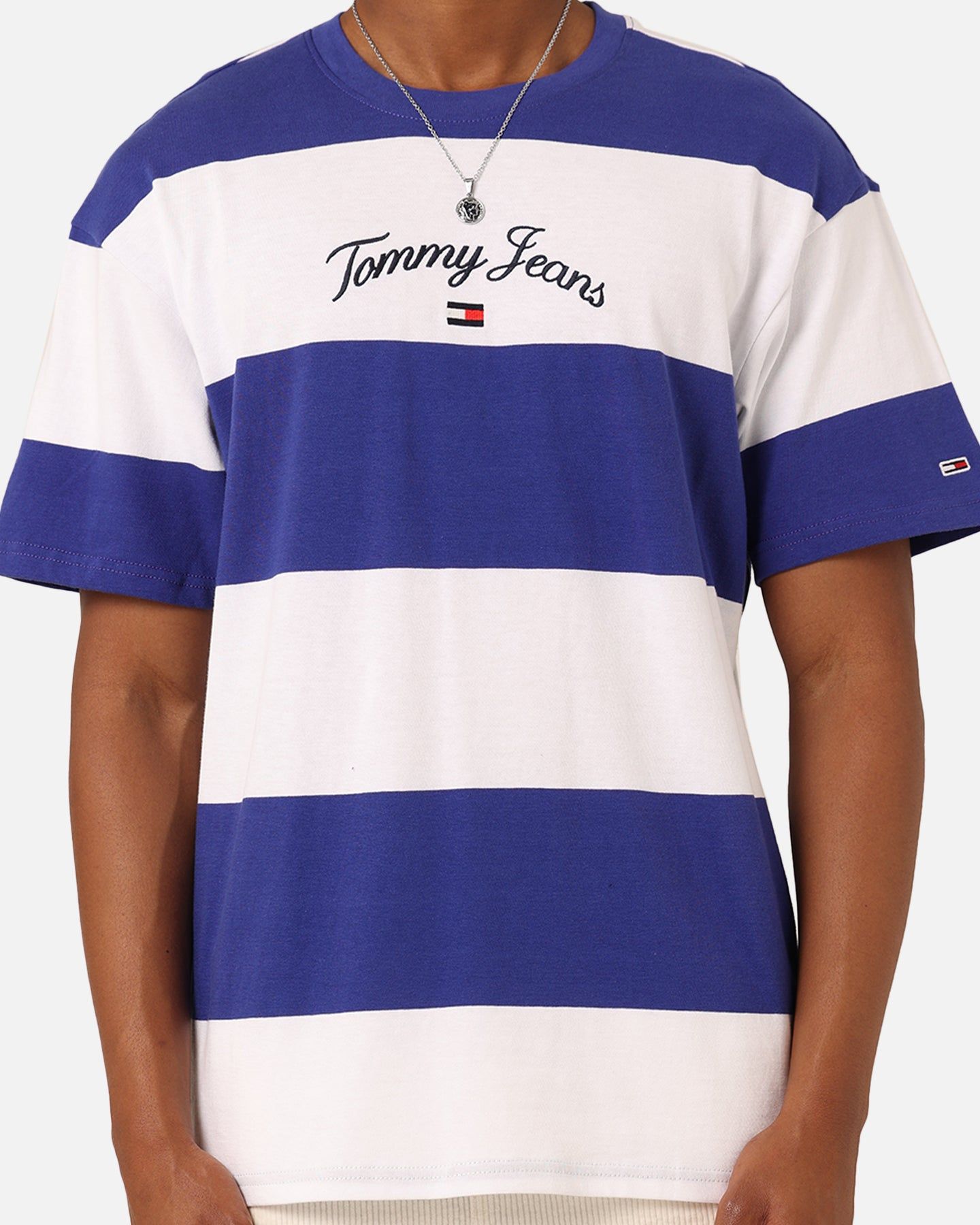 Tommy Jeans Relaxed Colour Block Serif T-Shirt White/Multi sold by Culture Kings product image thumbnail 4