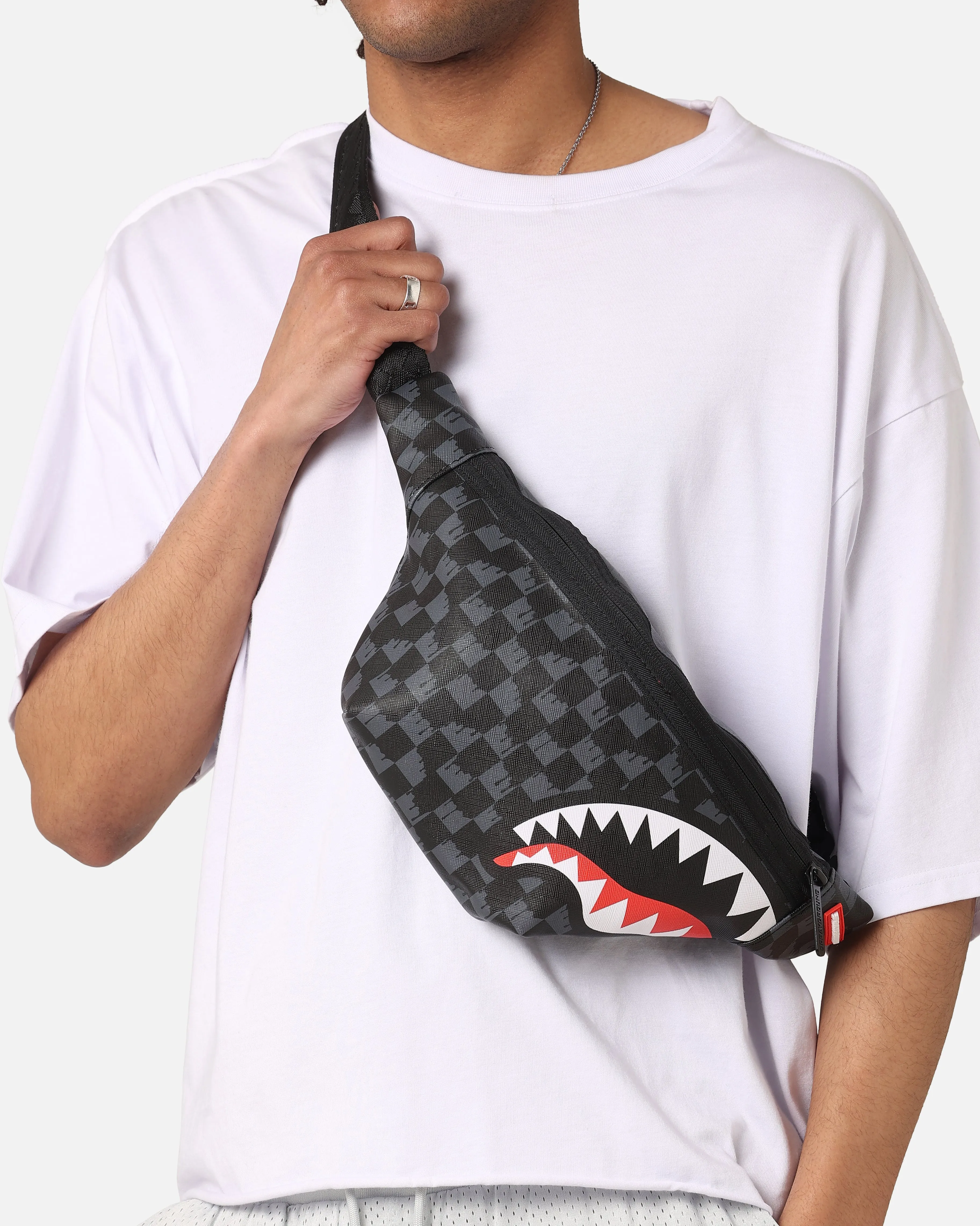 【Sprayground】Spritz Grey Check Savvy ボディバッグ G-CHECK SAVVY CROSS-BODY – spraygroundgcc