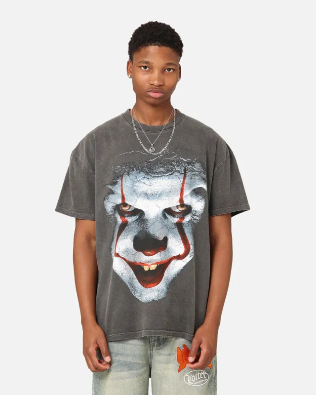 American Thrift X It Pennywise Vintage T-Shirt Black Wash sold by Culture Kings
