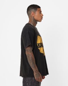 Wu Tang Brand Limited Logo Wings T-Shirt Black Wash sold by Culture Kings