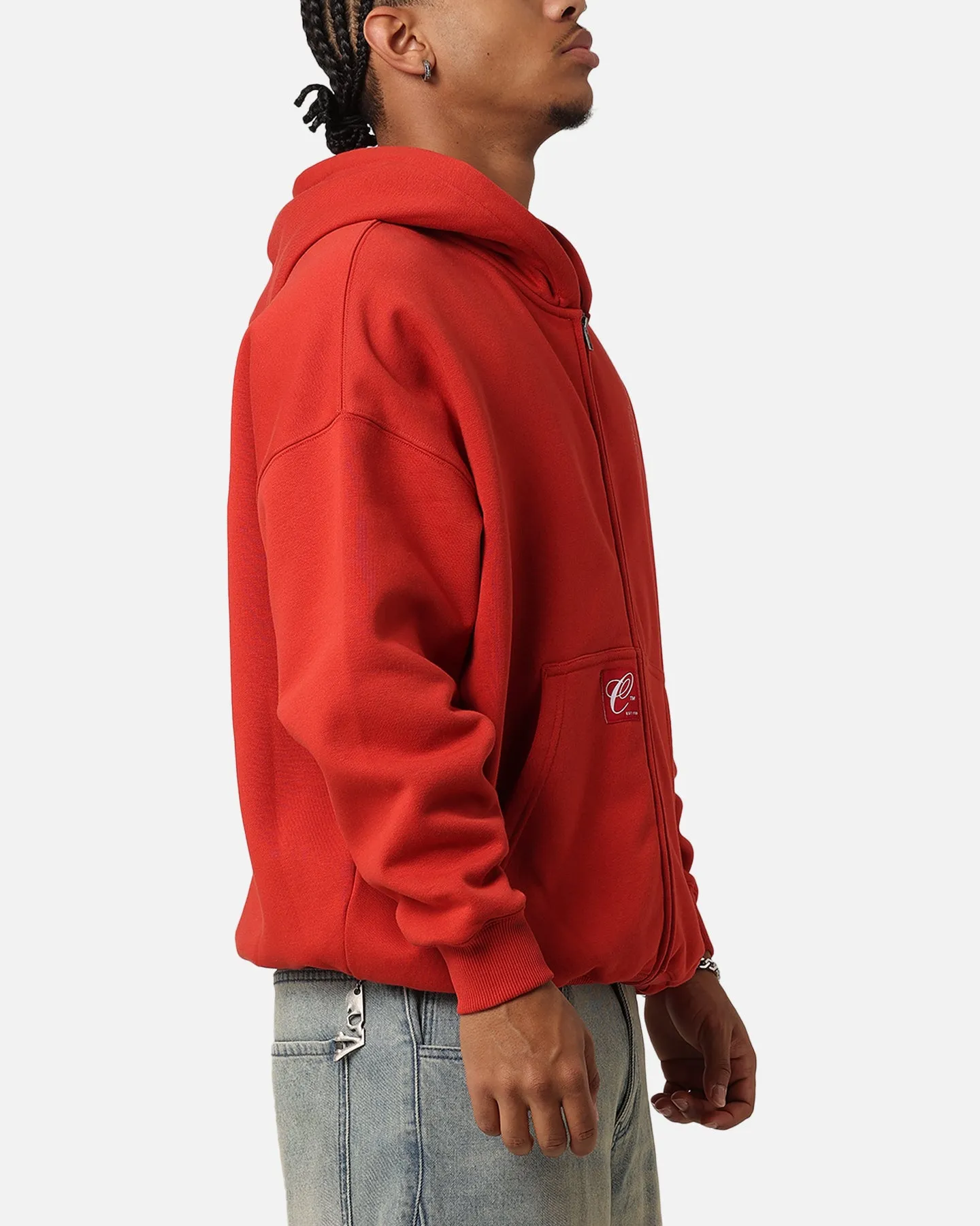 Carre Shoot Out Full Zip Hoodie Red sold by Culture Kings product image thumbnail 5