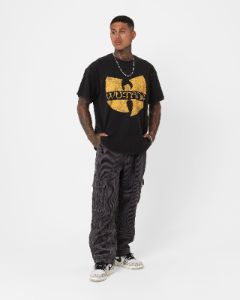 Wu Tang Brand Limited Logo Wings T-Shirt Black Wash sold by Culture Kings