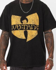Wu Tang Brand Limited Logo Wings T-Shirt Black Wash sold by Culture Kings
