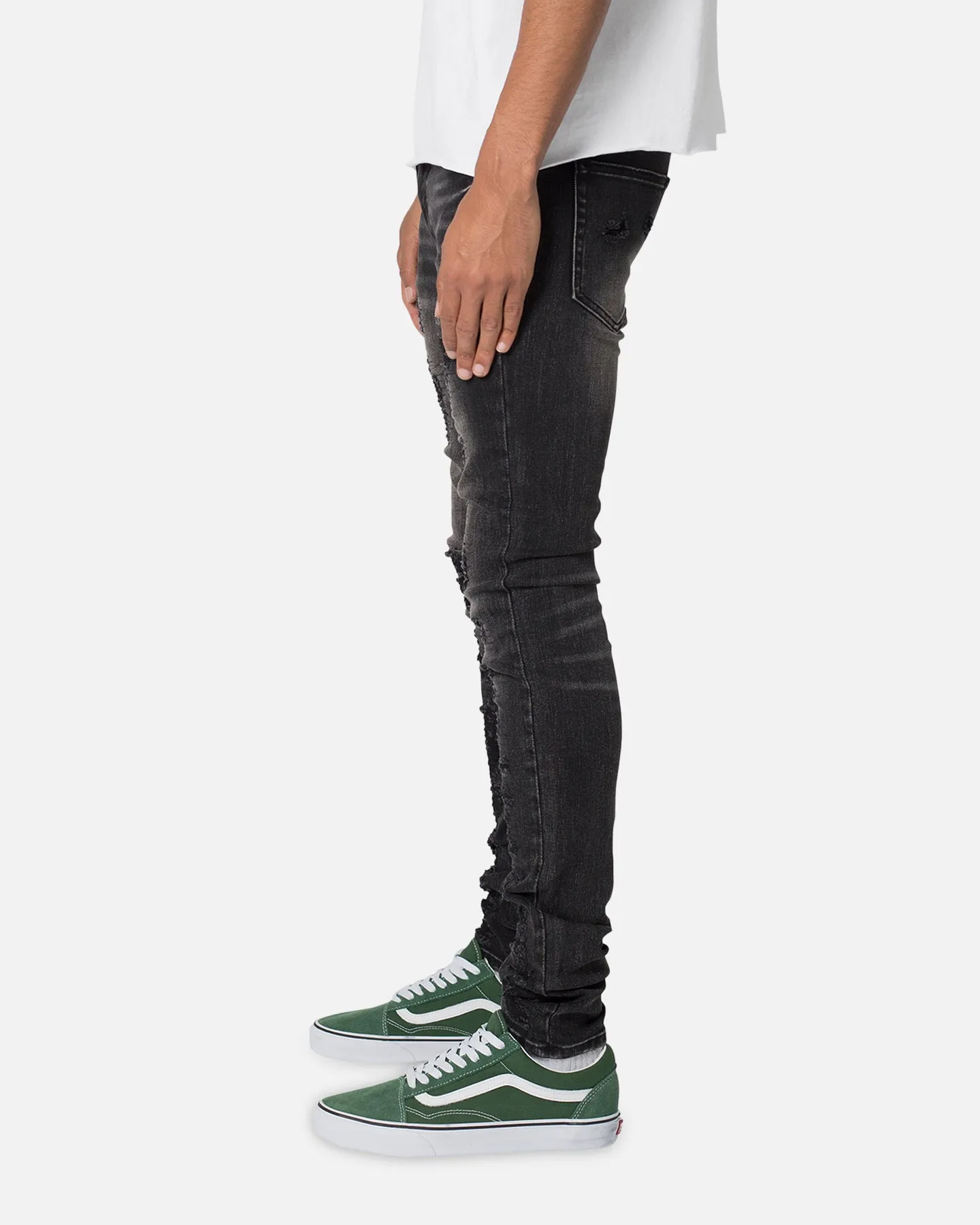 MNML X565 Skinny Denim Jeans Black sold by Culture Kings product image thumbnail 3