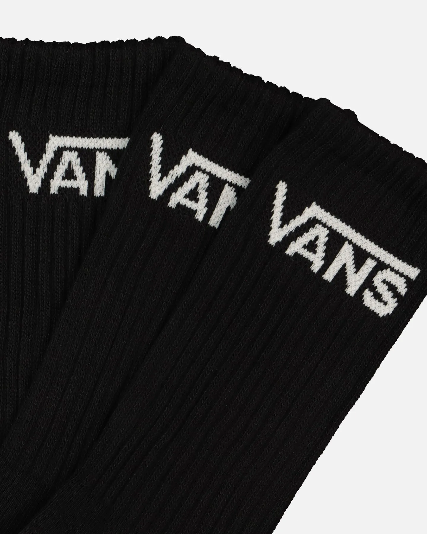 Vans Classic Crewcut Socks 9.5-13 3 Pack Black sold by Culture Kings product image thumbnail 2