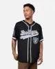 Pro Standard Las Vegas Raiders Mesh Button Up Jersey Black/Grey sold by Culture Kings