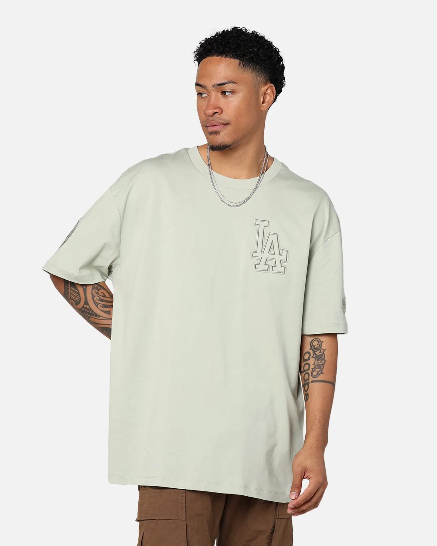 Pro Standard Los Angeles Dodgers Drop Shoulder T-Shirt Moss sold by Culture Kings