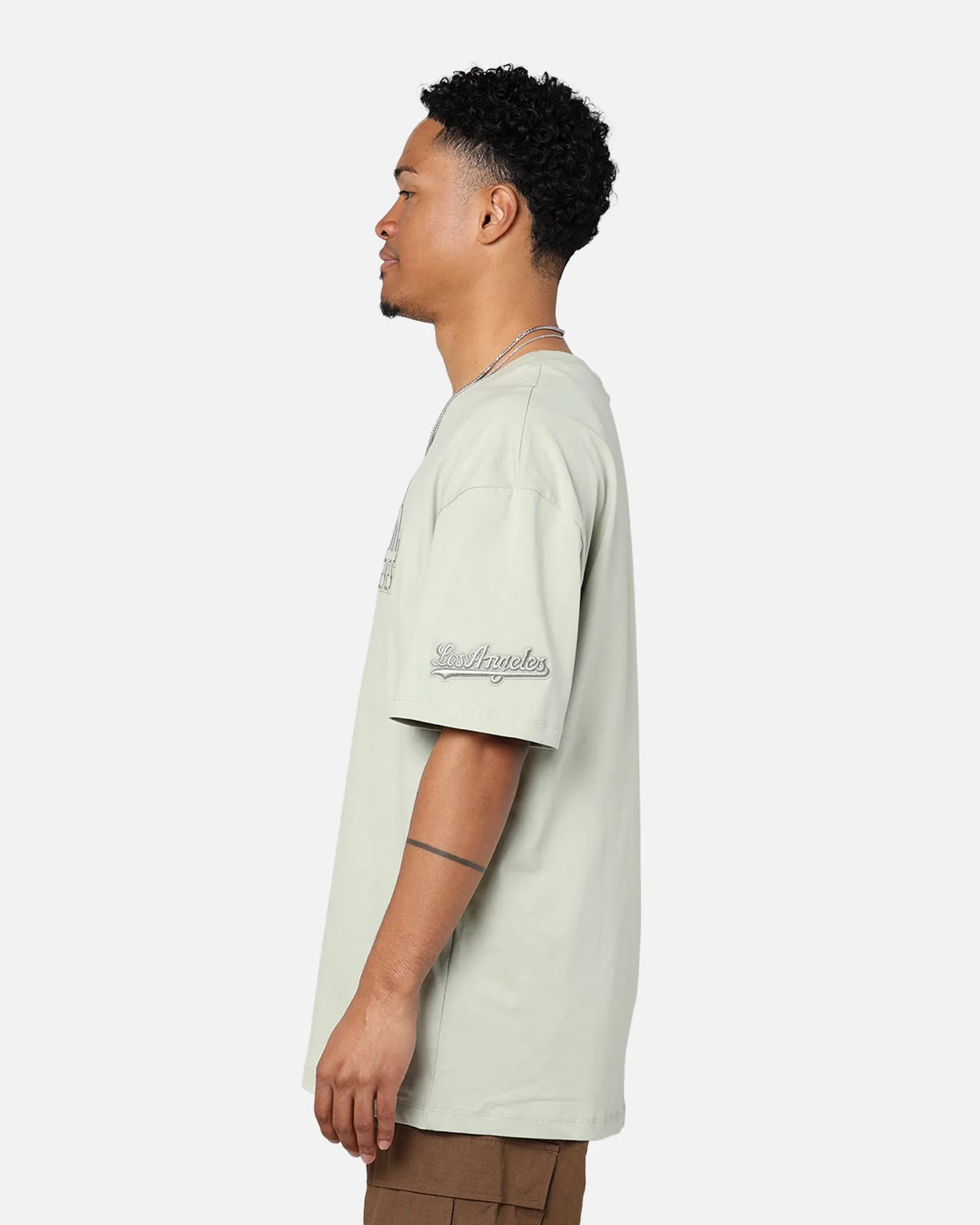 Pro Standard Los Angeles Dodgers Drop Shoulder T-Shirt Moss sold by Culture Kings product image thumbnail 5